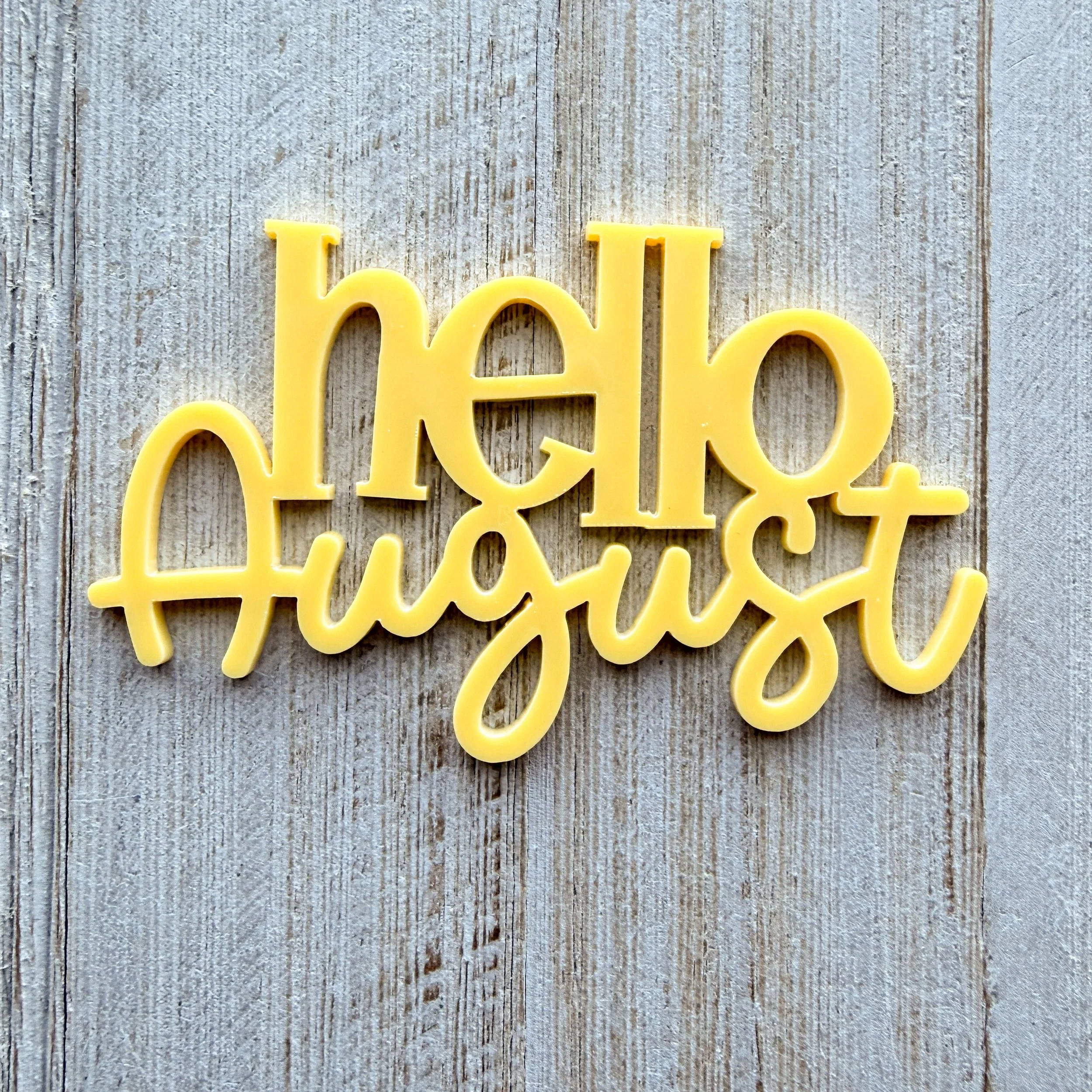Yellow - Hello August