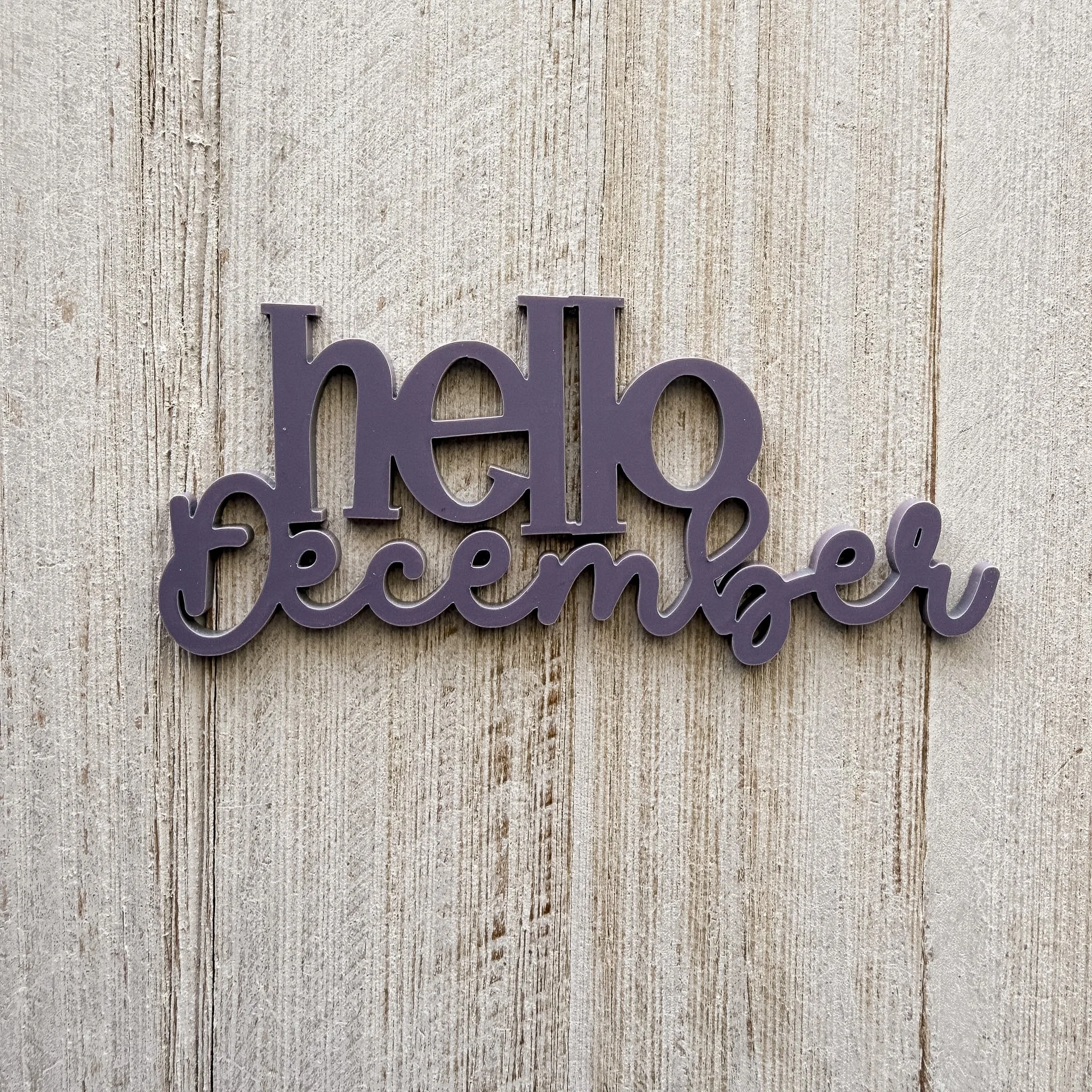 Dusty Lilac - Hello December