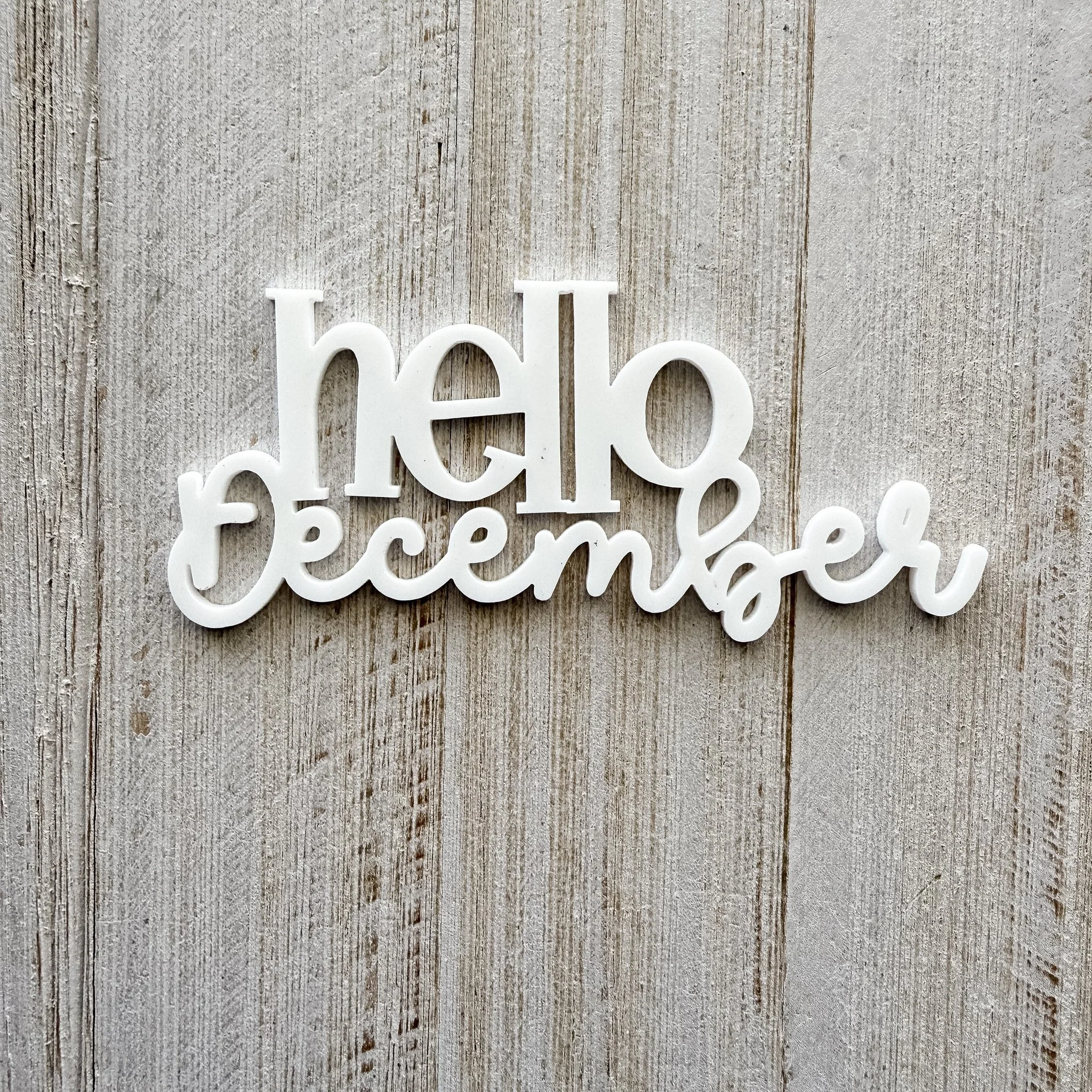 White - Hello December