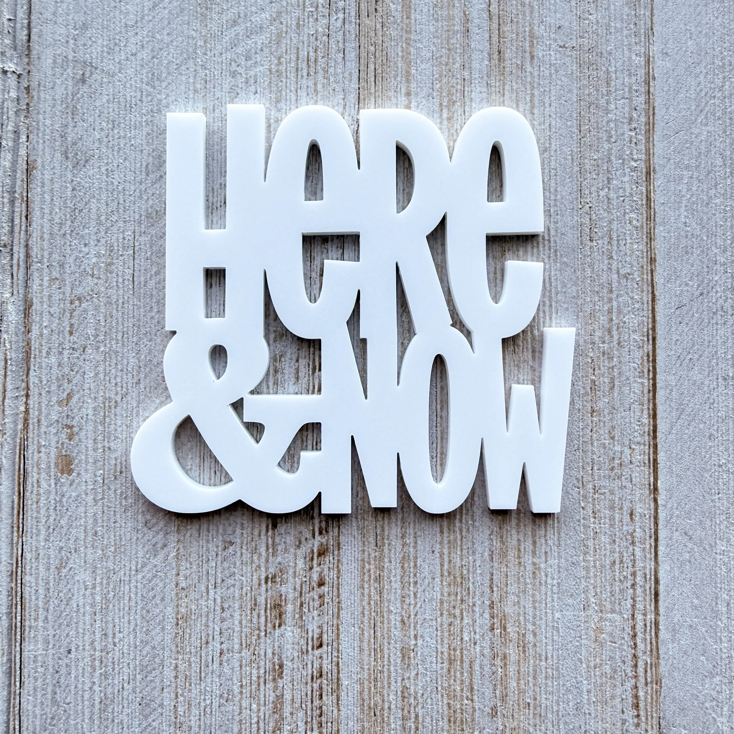 White - Here & Now