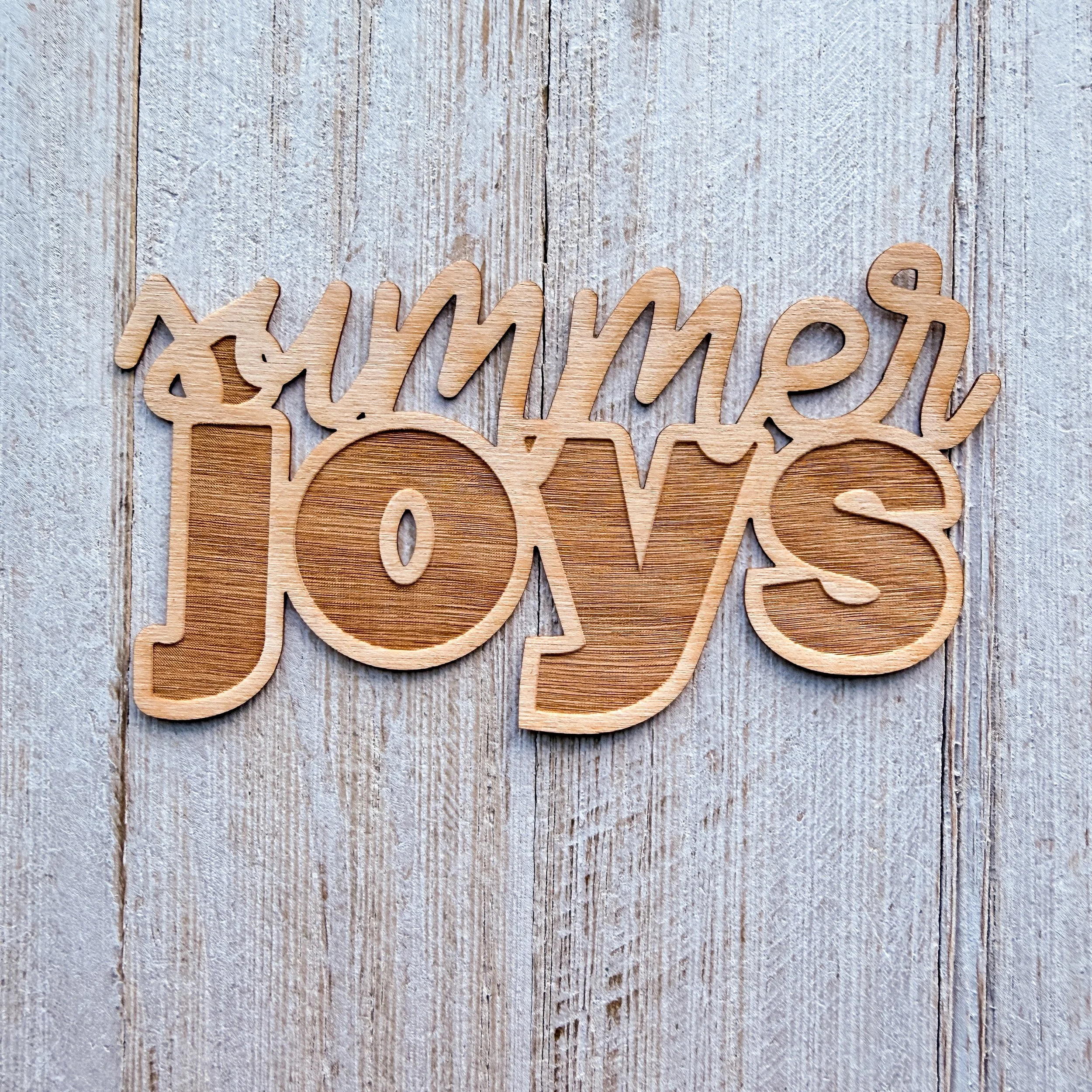 Wood Veneer - Summer Joys