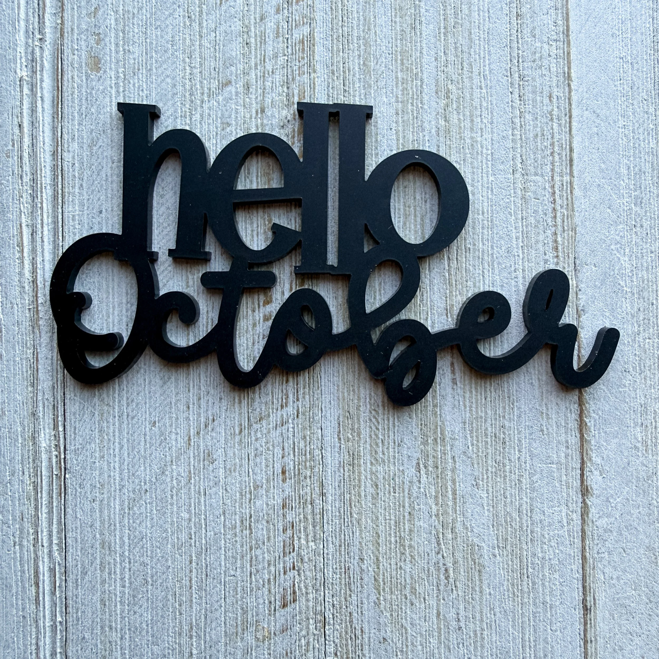 Black- Hello October