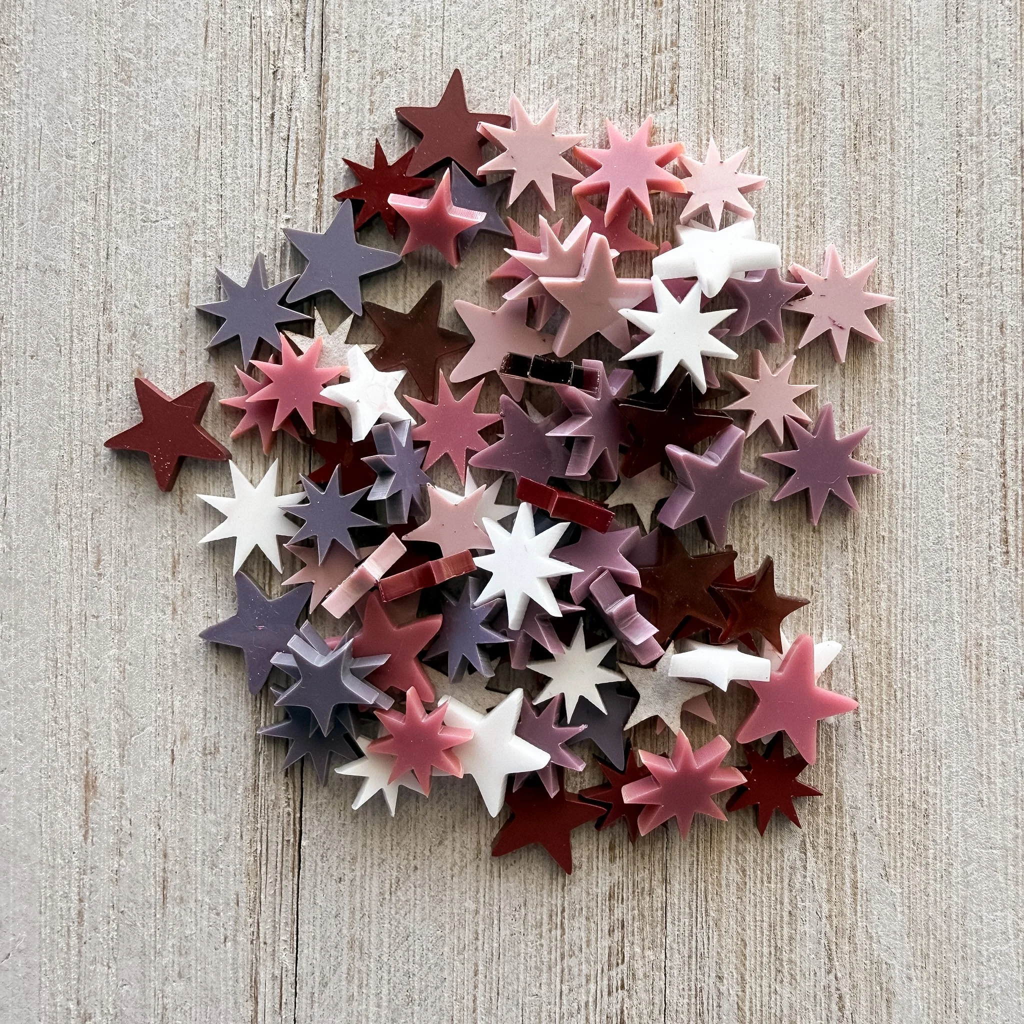 October Sparkly Star Confetti