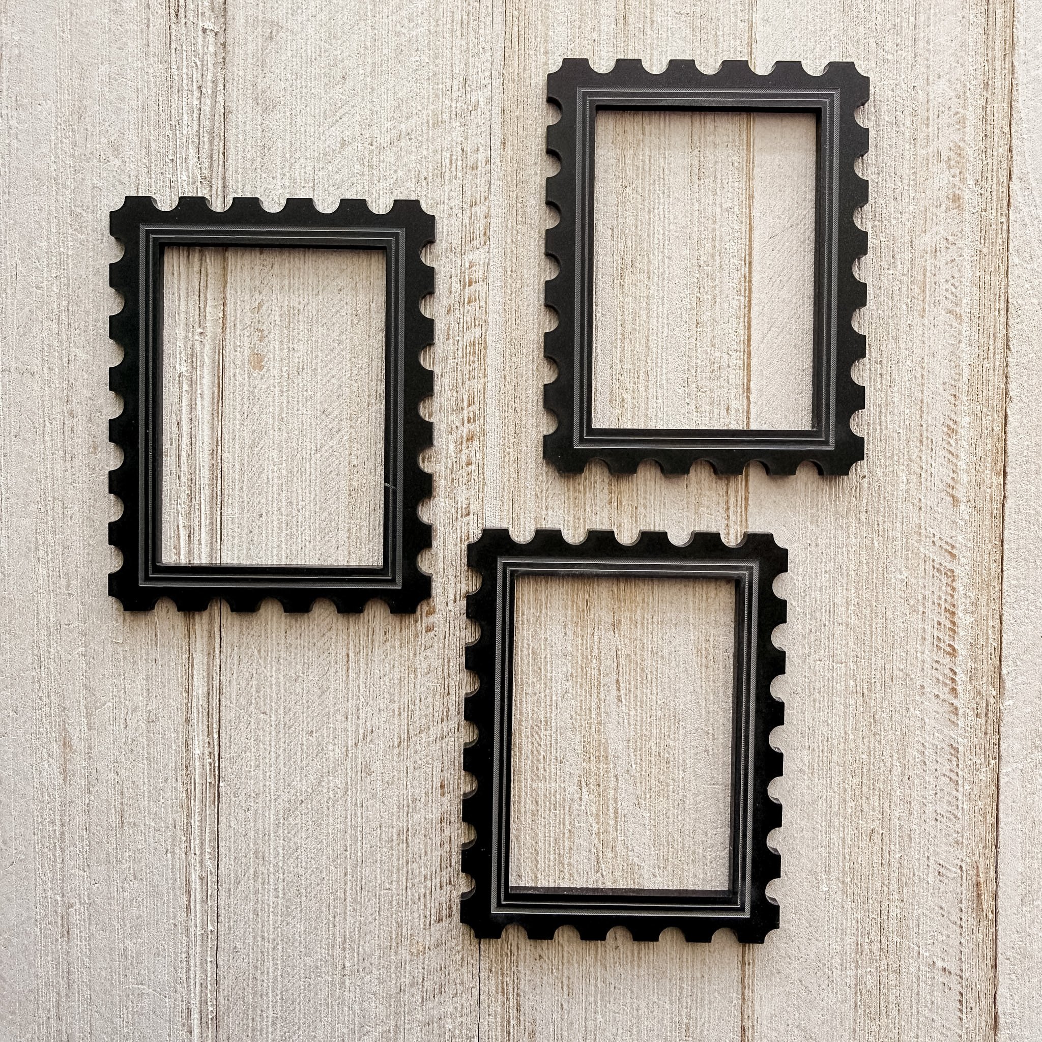 Black - Postage Stamp Frames