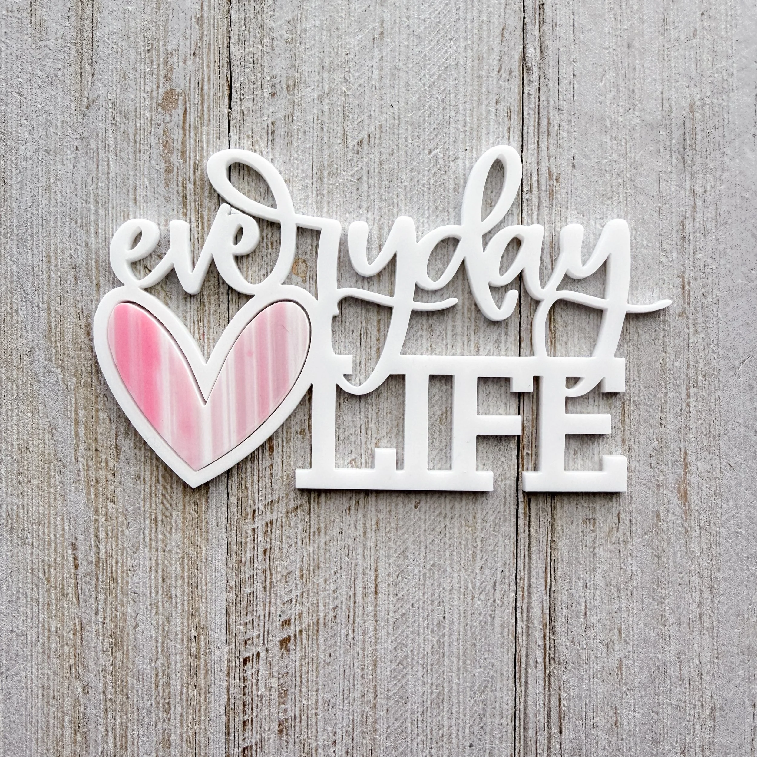 Pink Carnation Heart - Everyday Life