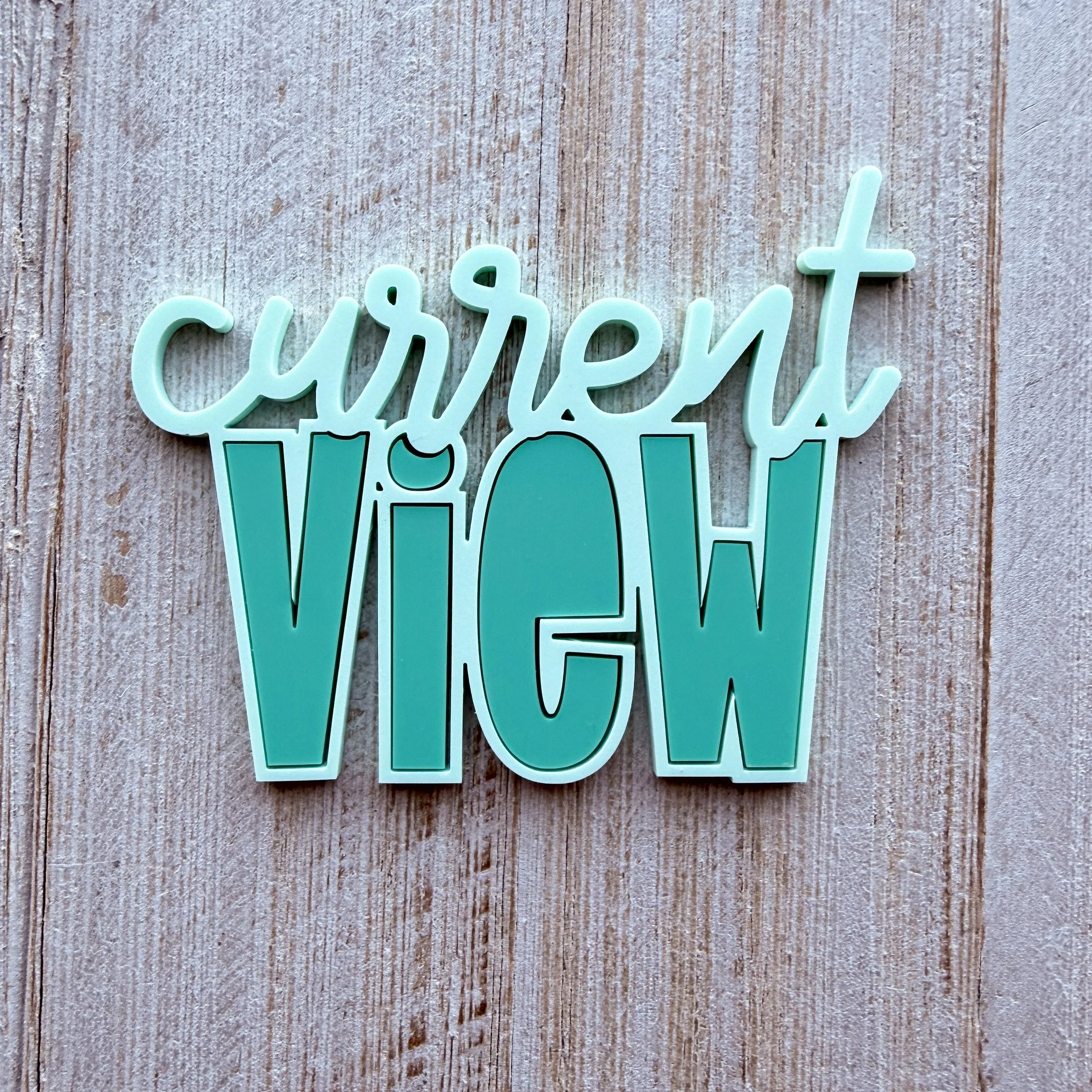 Spearmint & Turquoise - Current View