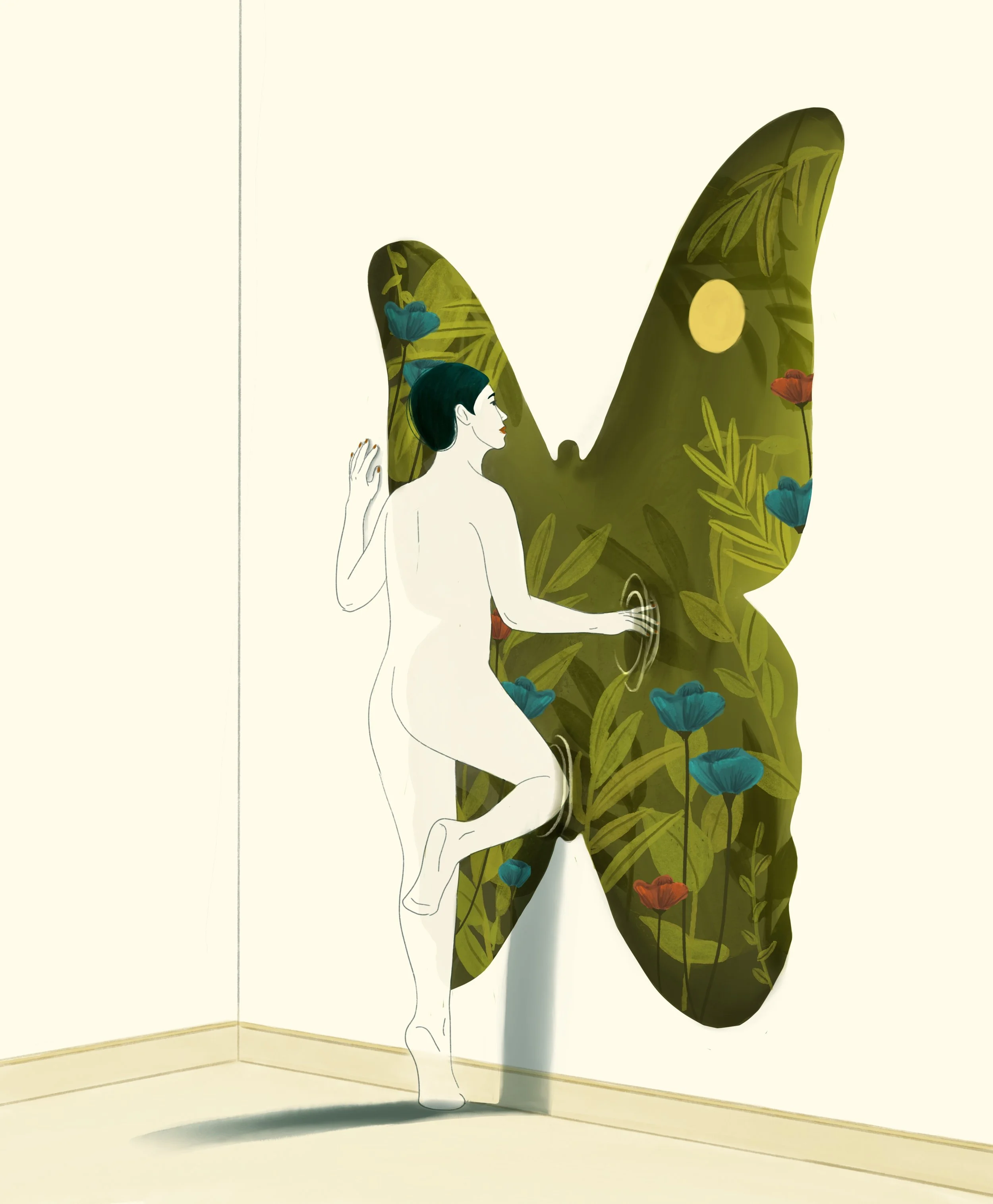studio lisa illustration, Lisa den Teuling, editorial illustration, mental health illustration