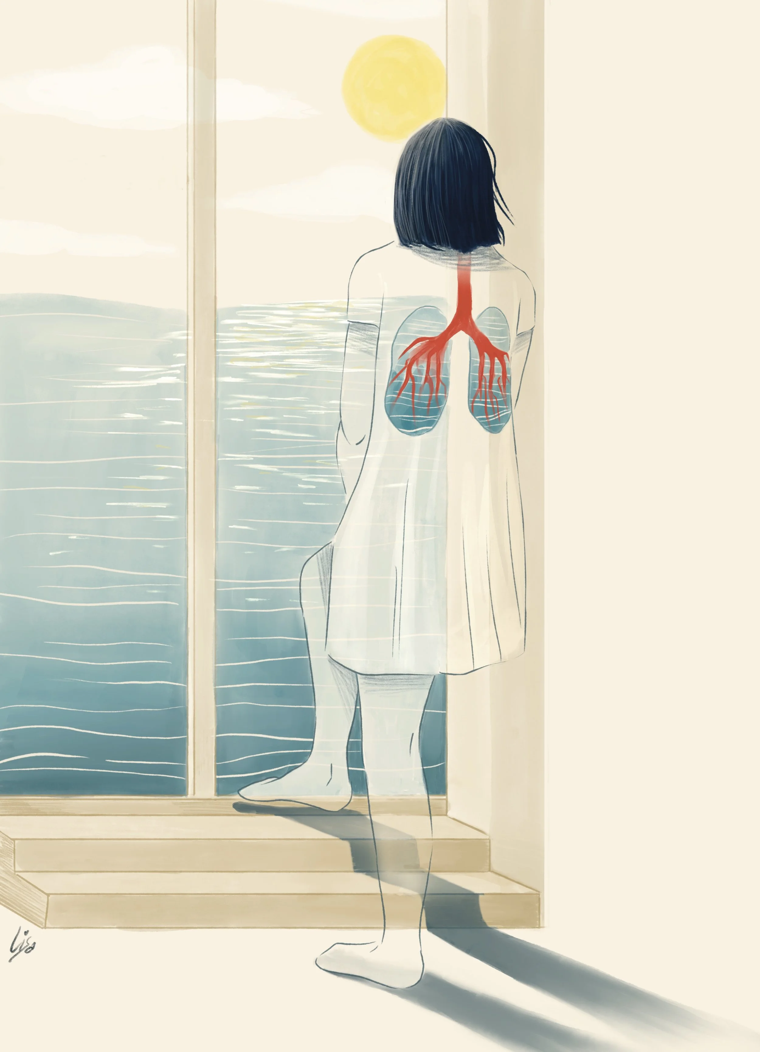 studio lisa illustration, Lisa den Teuling, editorial illustration, mental health illustration