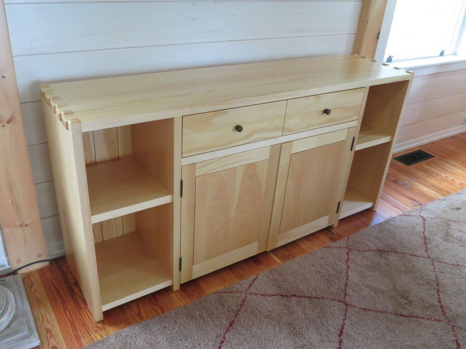 Custom Dovetailed Maple Credenza