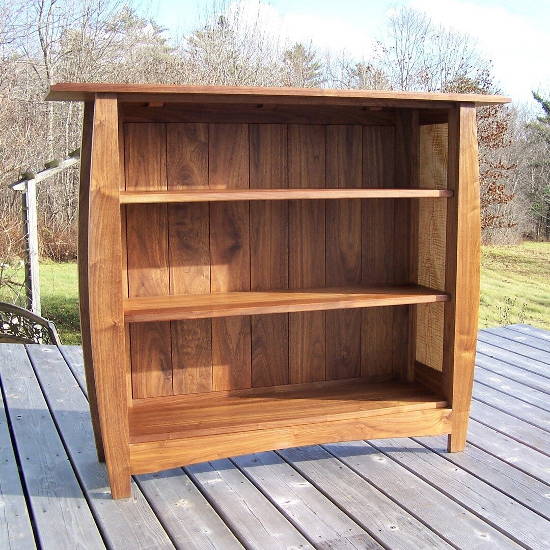 Walnut &amp; Maple Bookcase