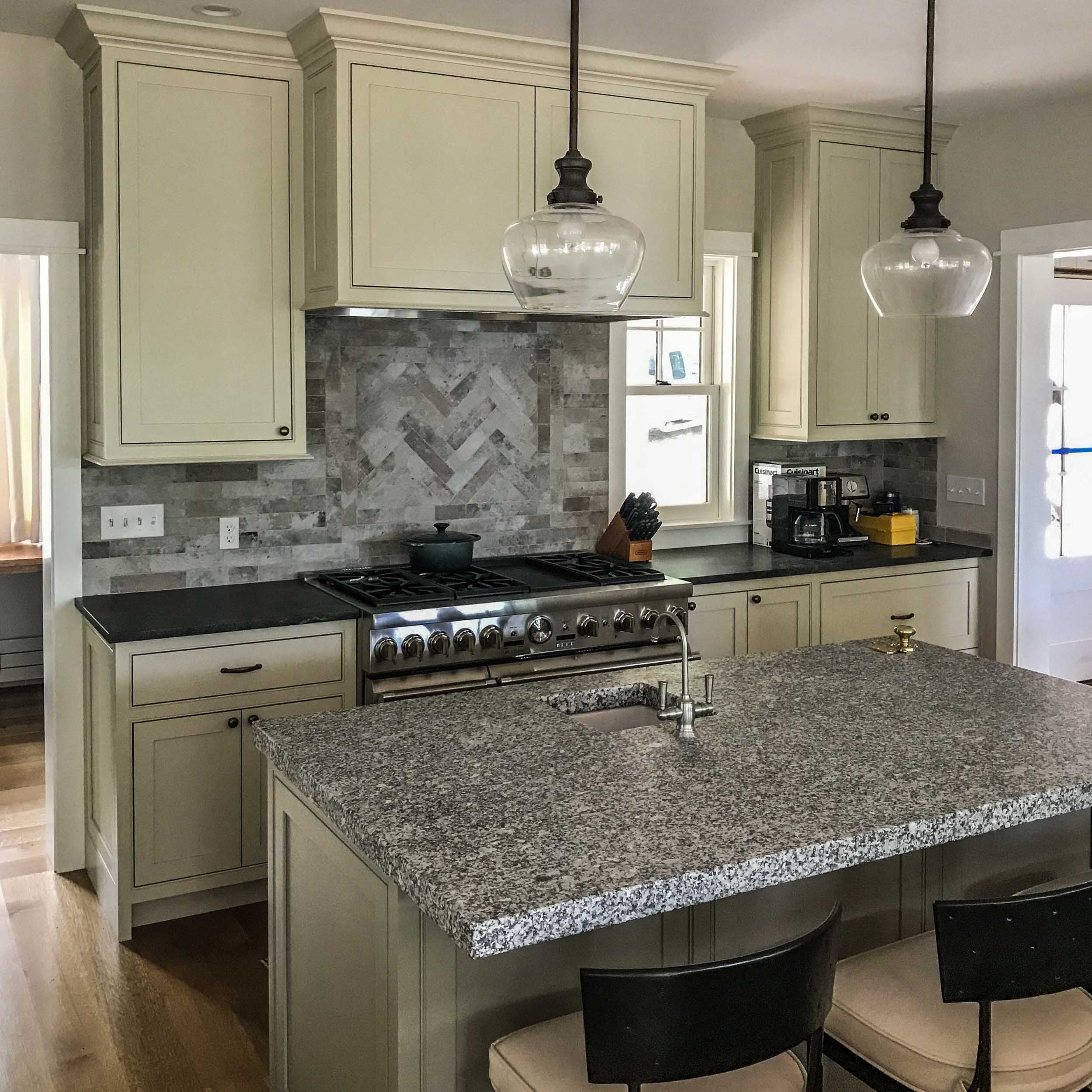 Islands With Granite, and Soapstone Countertops