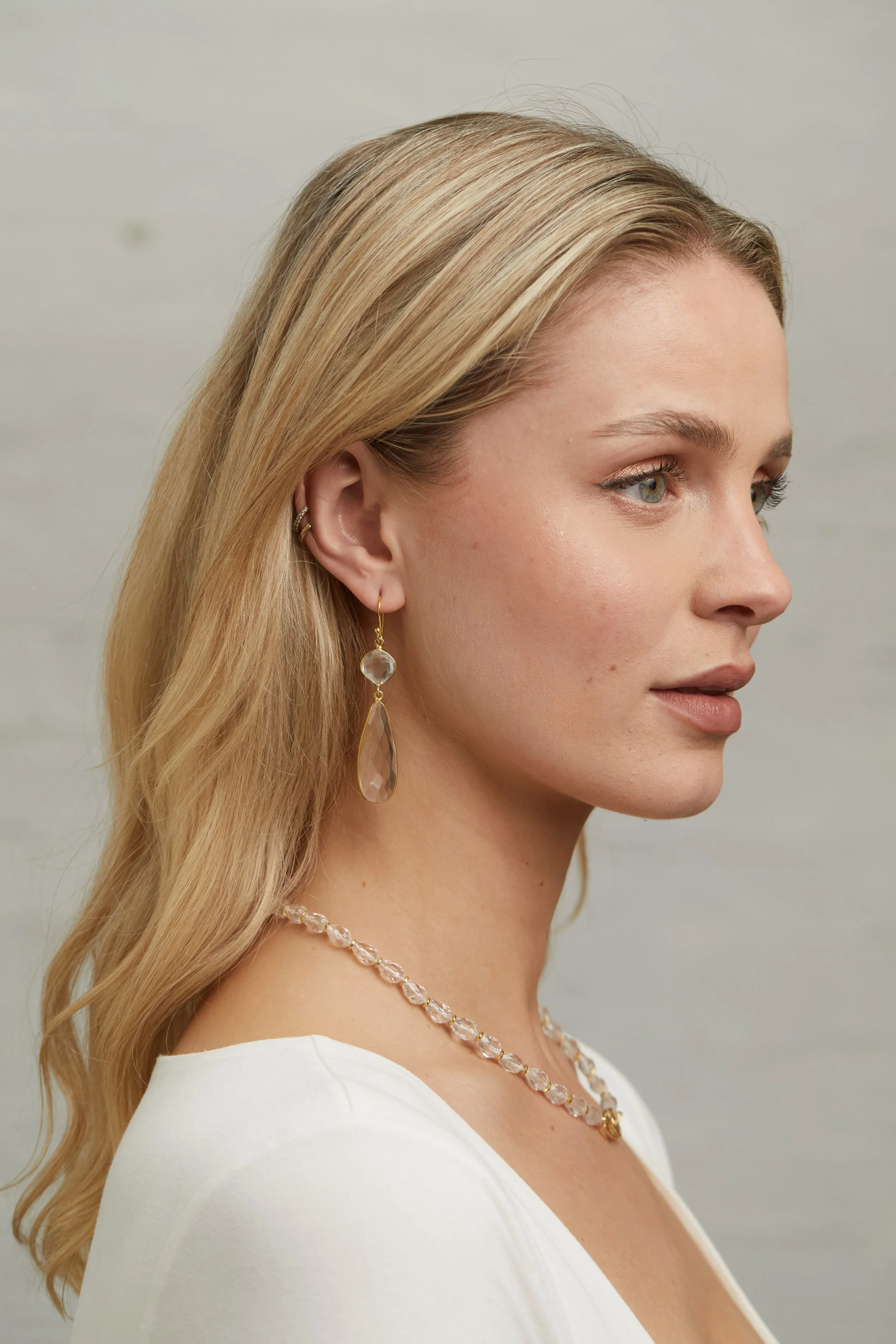 Quartz Duo Tear Drop ER and NK on model.jpg