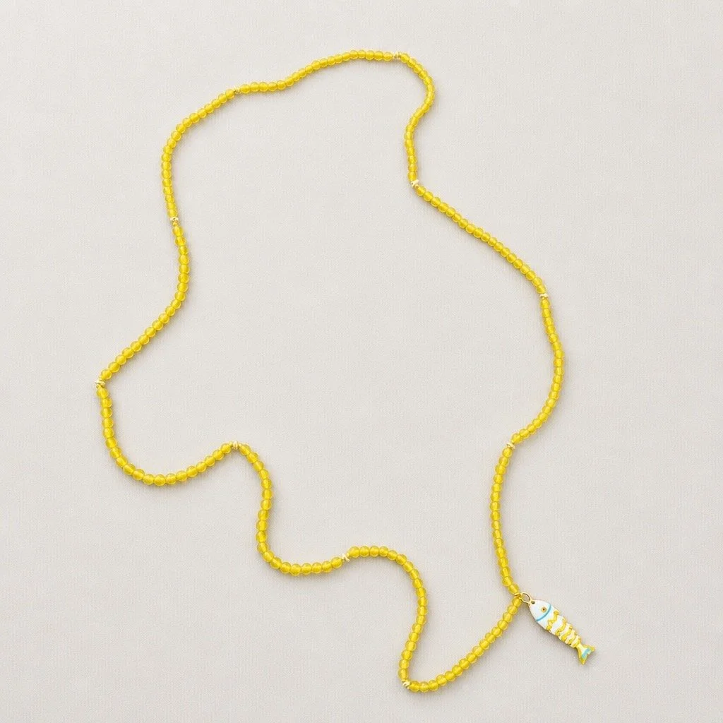Yellow Agate Fish Motif PE .JPG
