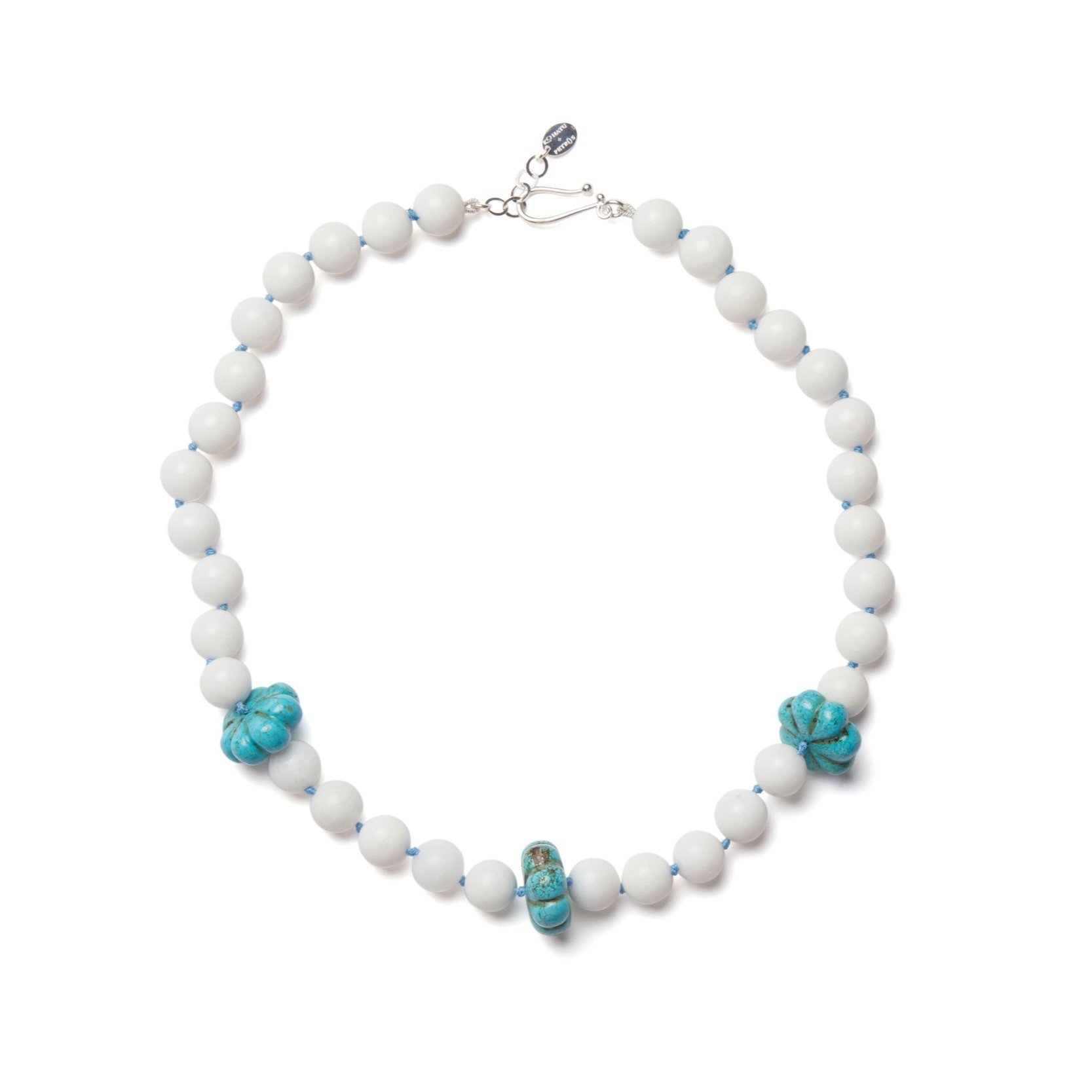 White+Agate+and+Turquoise+Flower+Necklace.jpg