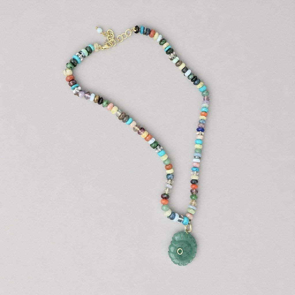 Green Shell Mix Gemstone NK.jpg