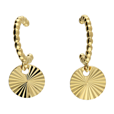 Gold Kaleidescope Hoop ER.png