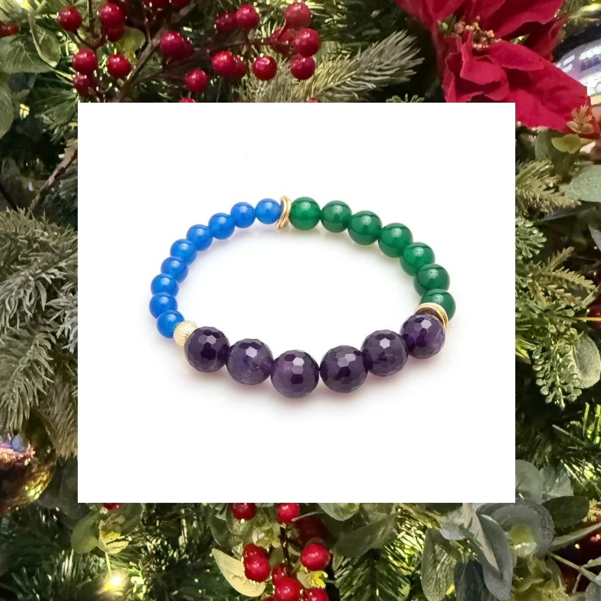 🎄 Day 10 - Advent calendar - Gift suggestions 

🎁 The bestselling Nadia Bracelet 
.
.
.
#nadia #gemstones #bracelet