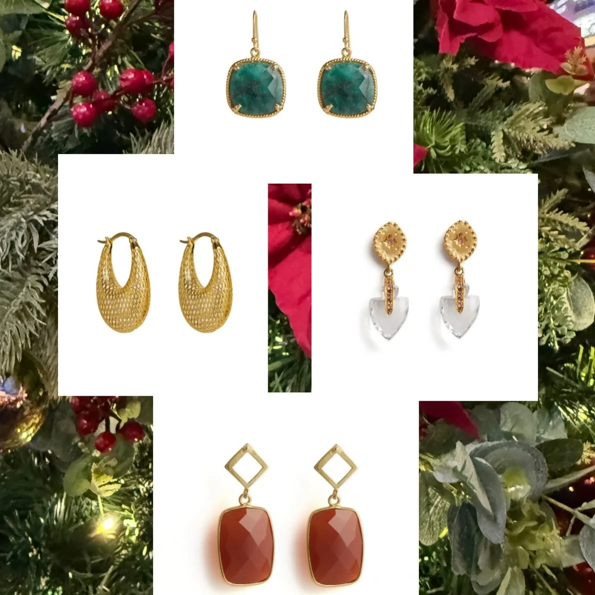 🎄 Day 14/15/16/17 - Advent Calendar - Gift Suggestions 

🎁 Earrings are a great option! 
.
.
.
#earrings #gemstones #gold