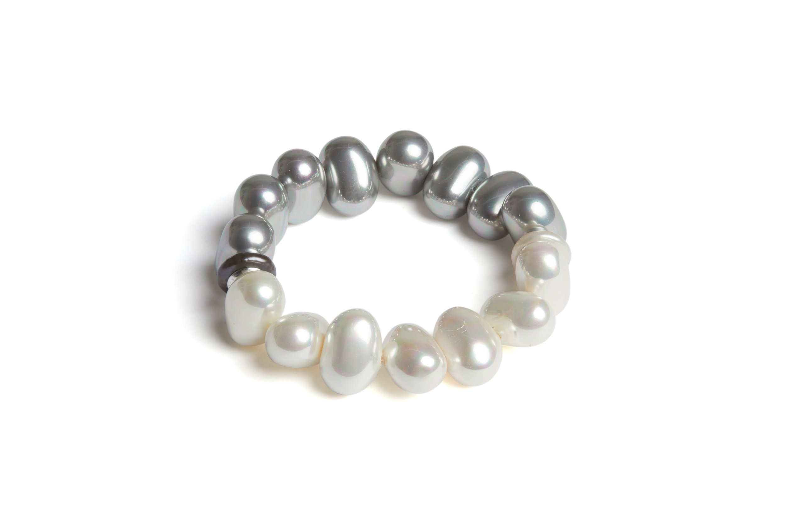 Duo Shell Pearl Bracelet