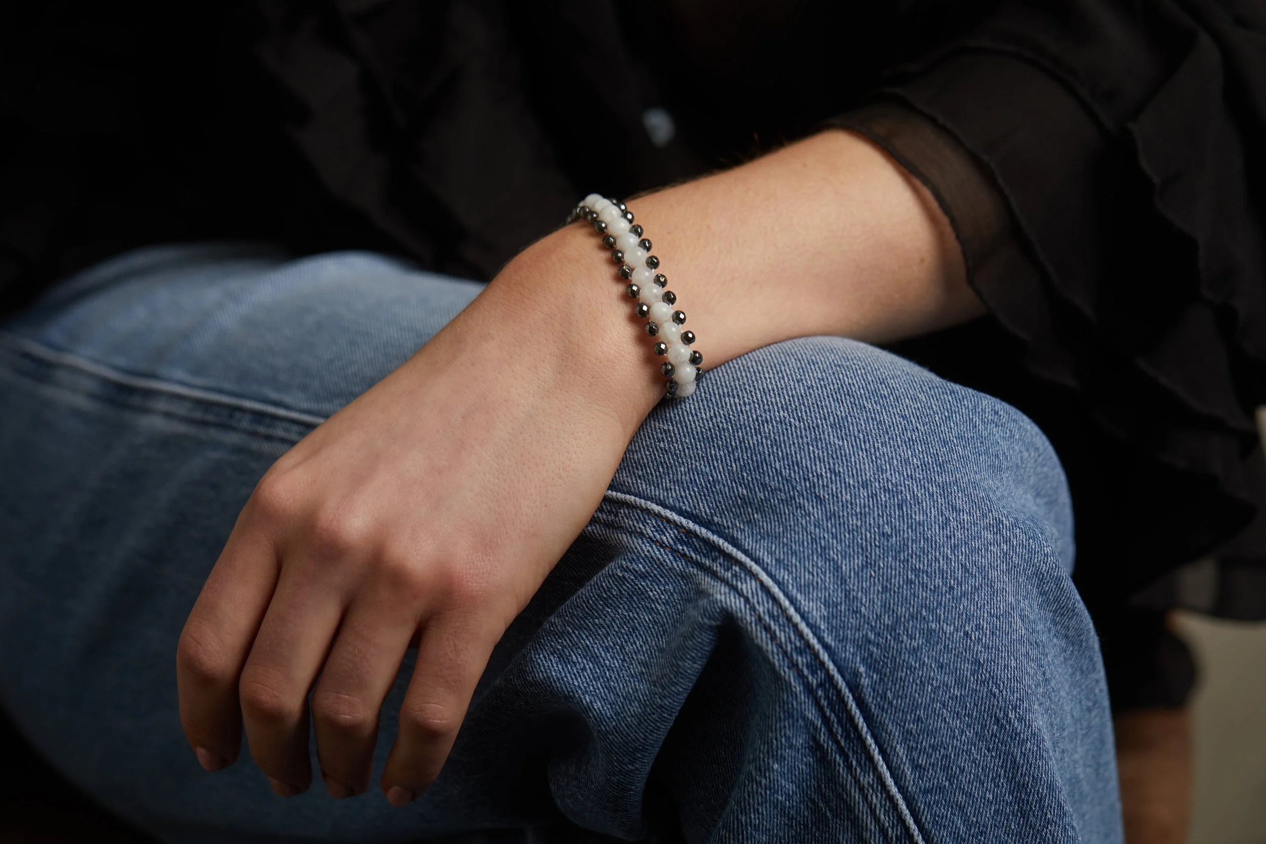 Rainbow Moonstone Zip On hand.jpg