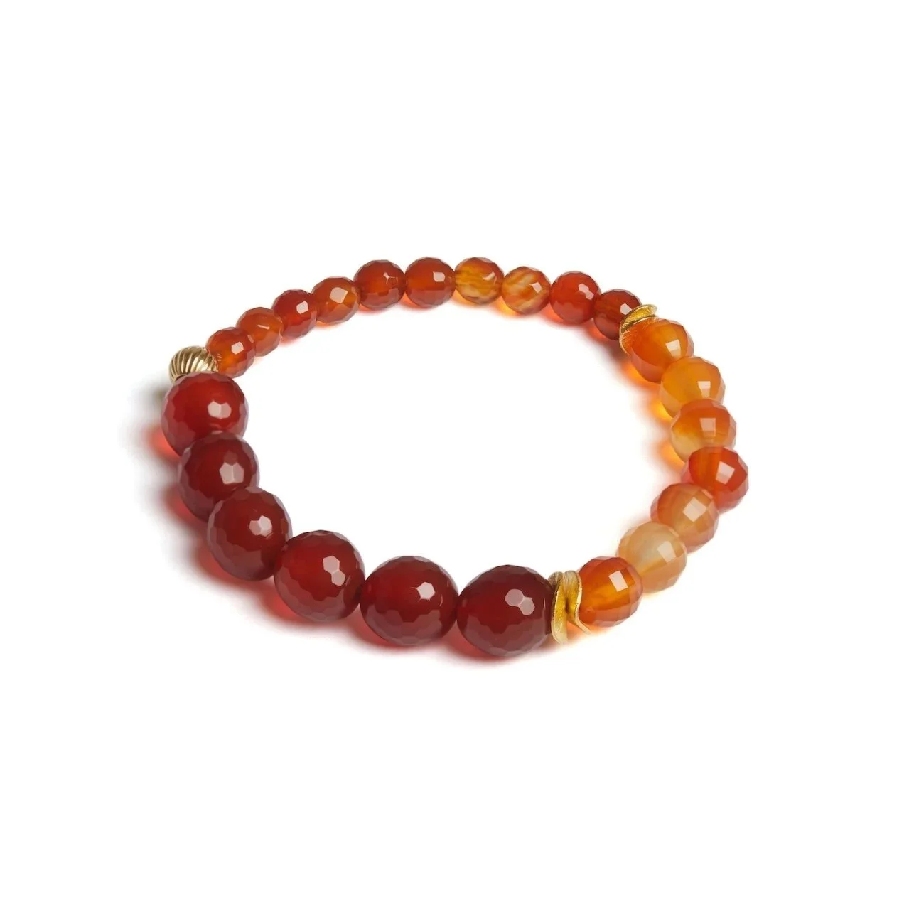 The Nadia Bracelet in Orange Tones