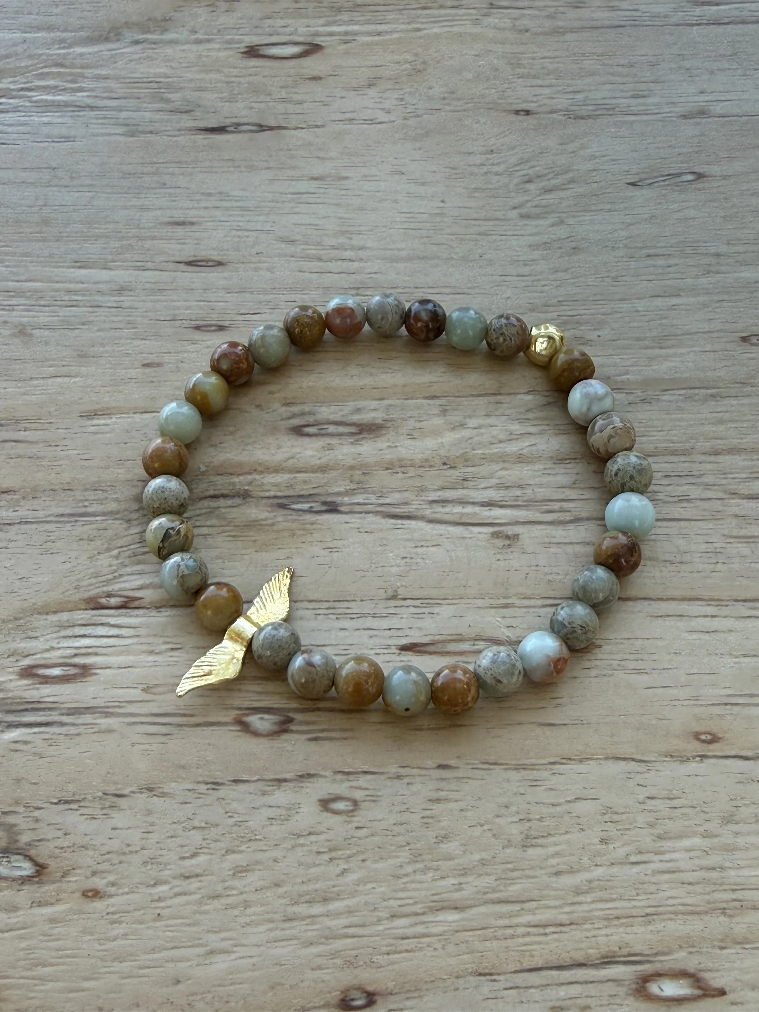 AquaTerra Jasper Angel Bracelet