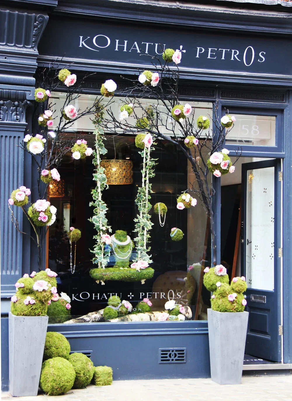 Winner of the Best Shop Window competition - Chiltern St boutique - 2012