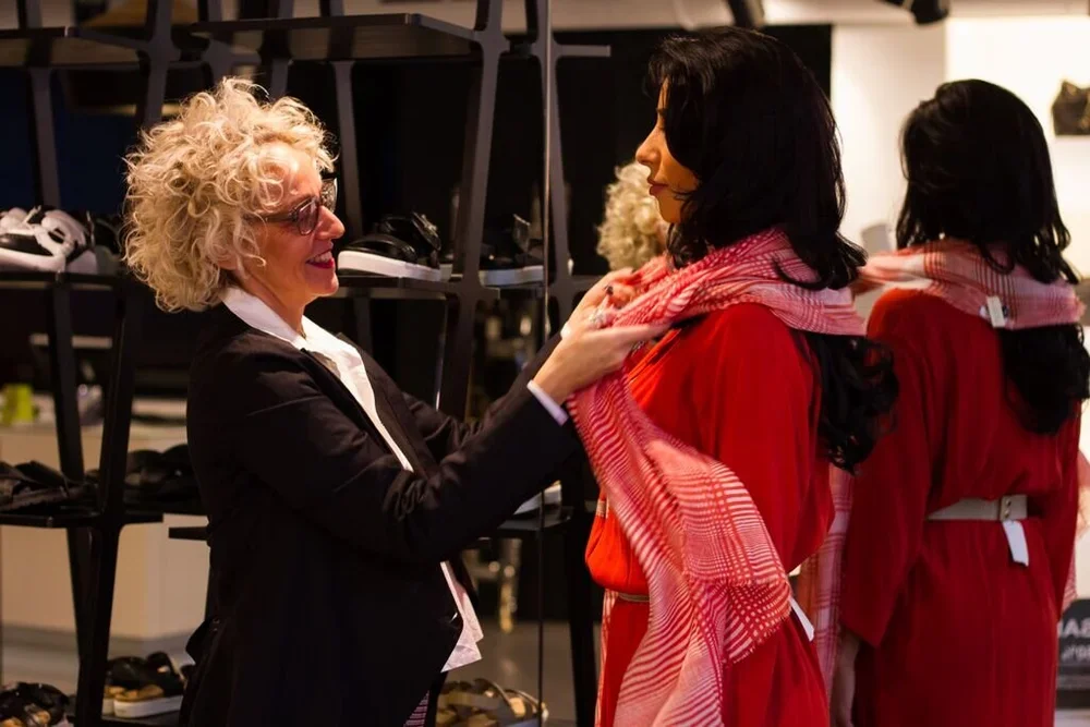 Working with personal stylist Suzanne from Coathanger