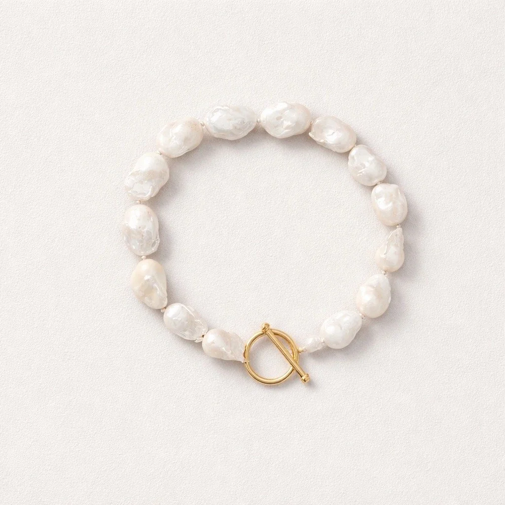 Baroque Pearls with Gold Toggle Clasp.JPG