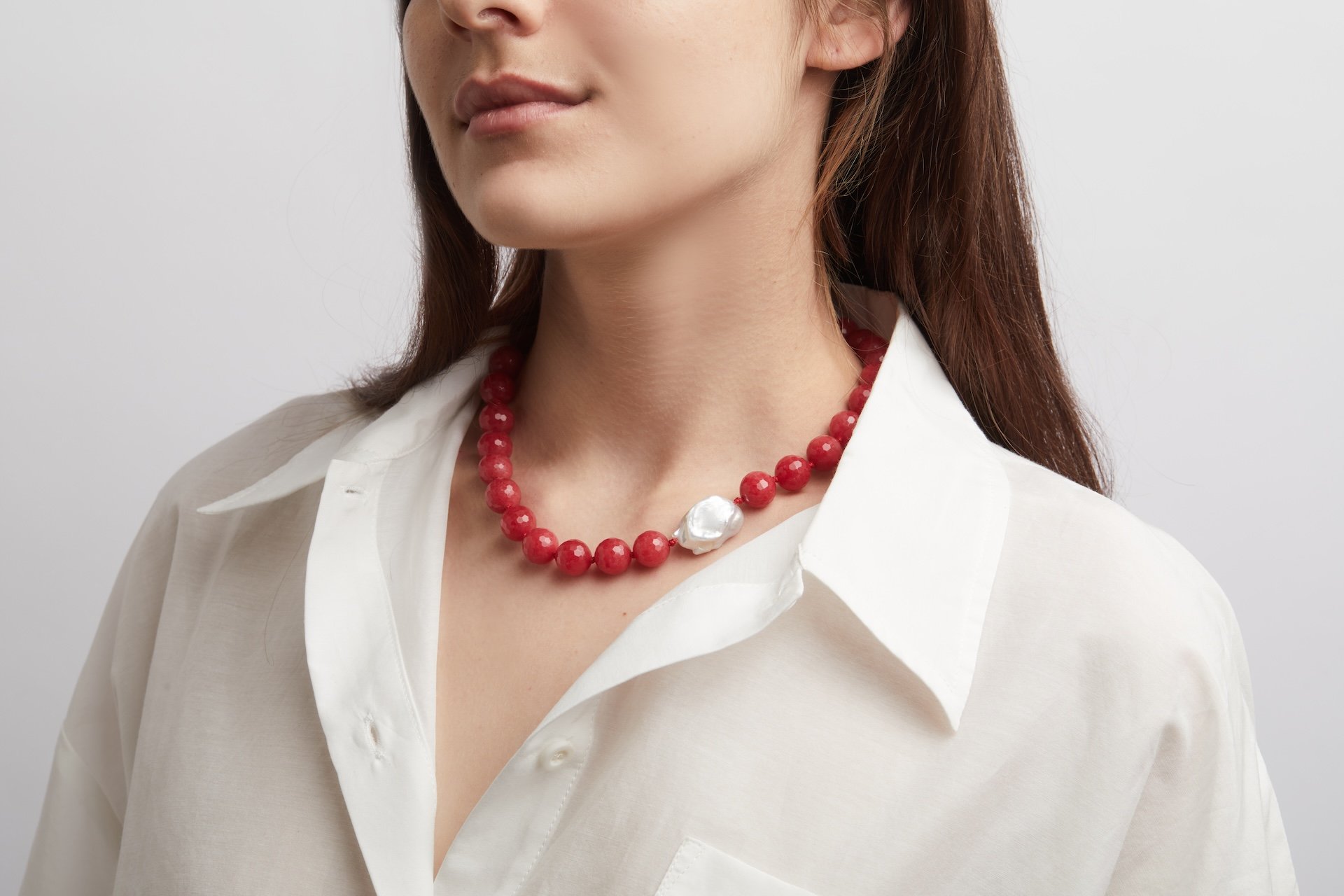 Red Chalcedony and Pearl Nk on model.jpg