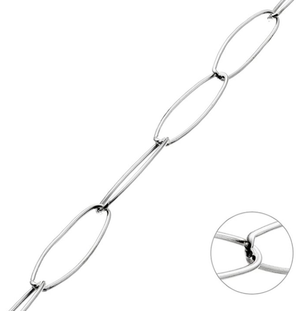 Oval Chain In Silver.jpg