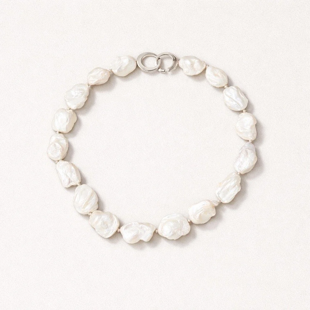 Baroque Pearl with Silver interconnecting clasp new.JPG