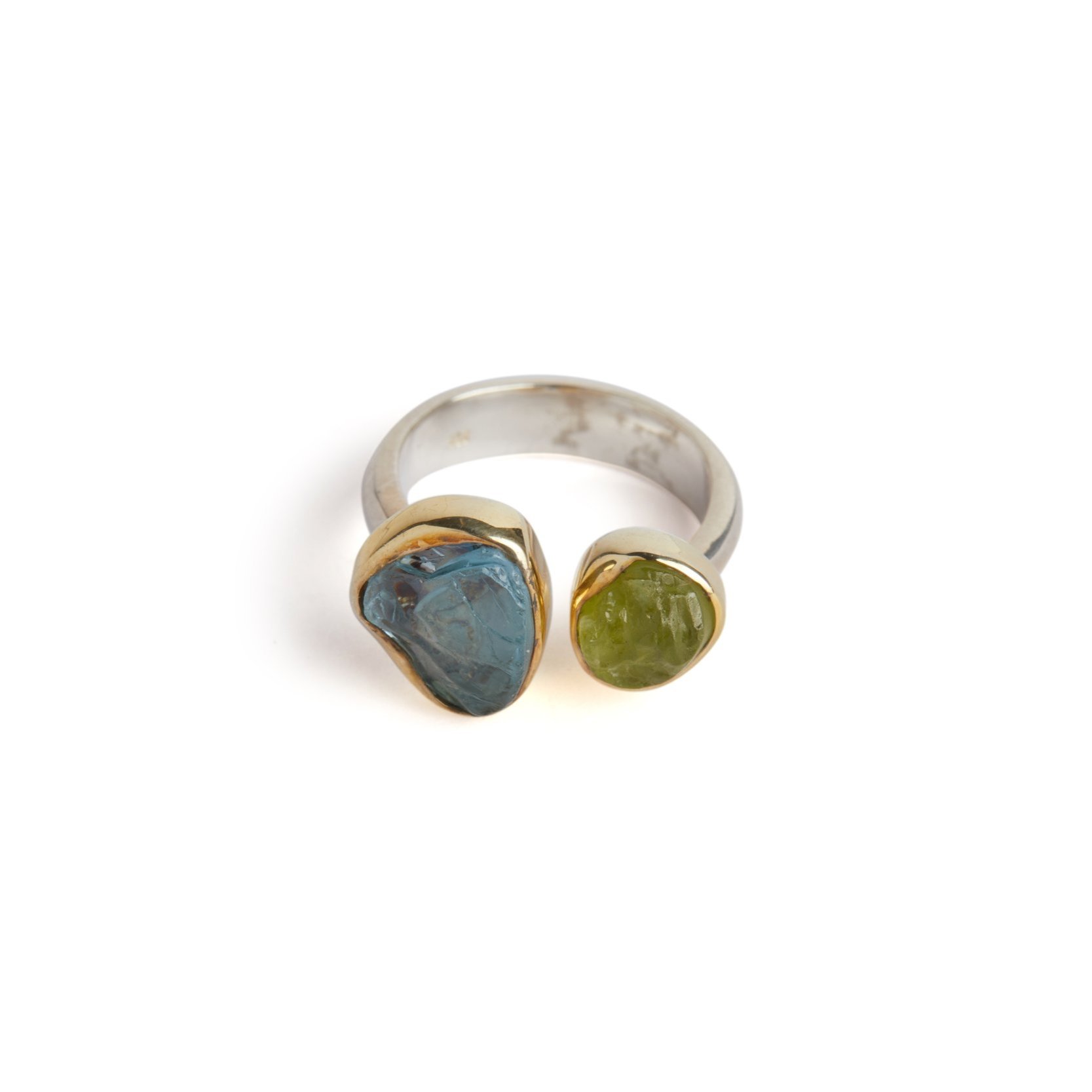 Aquamarine+and+Peridot+Rough+Cut+Ring.jpg