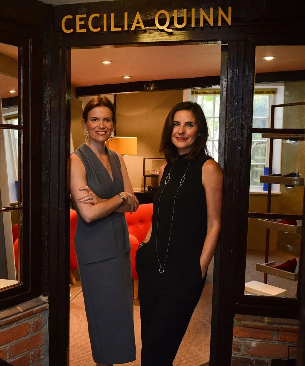 Collaboration with Cecilia Quinn Shoe Boutique Owners, Claudia de Biasi and Michele Langenbrinck