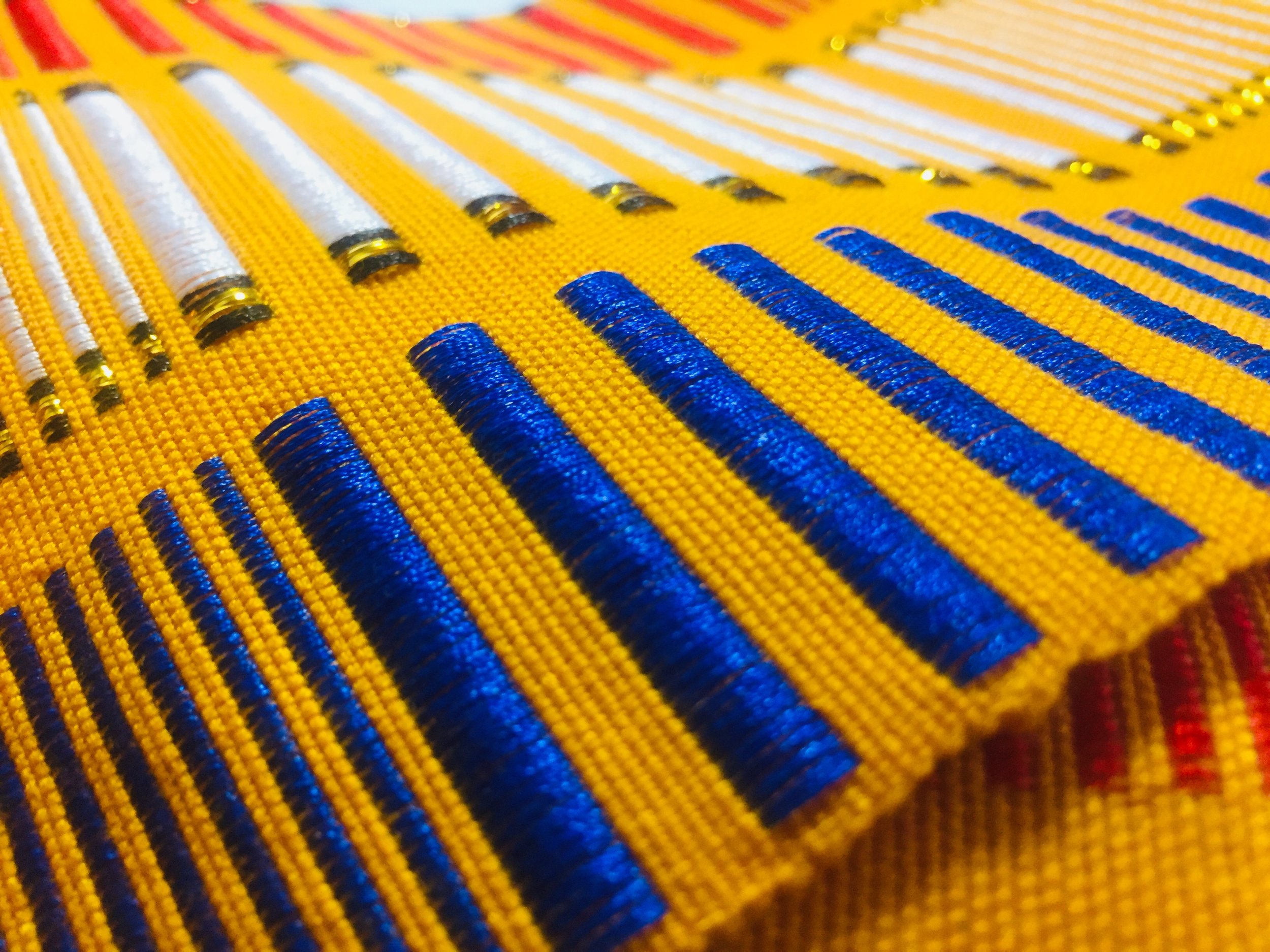 Cloth Detail - Mustard Blue1.1. Kente Kingdom.jpg