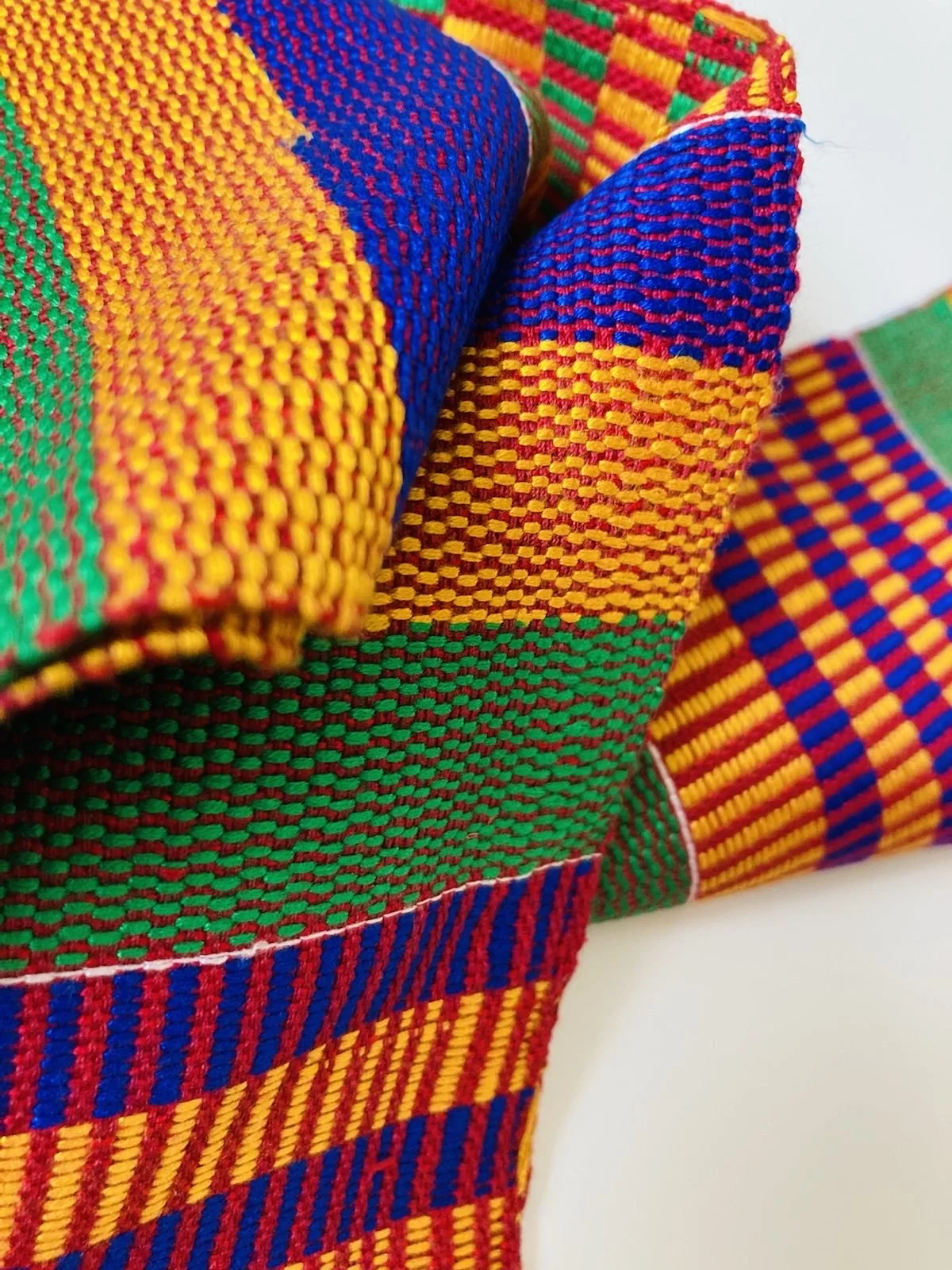 Handwoven Traditional Kente Scarf Stole