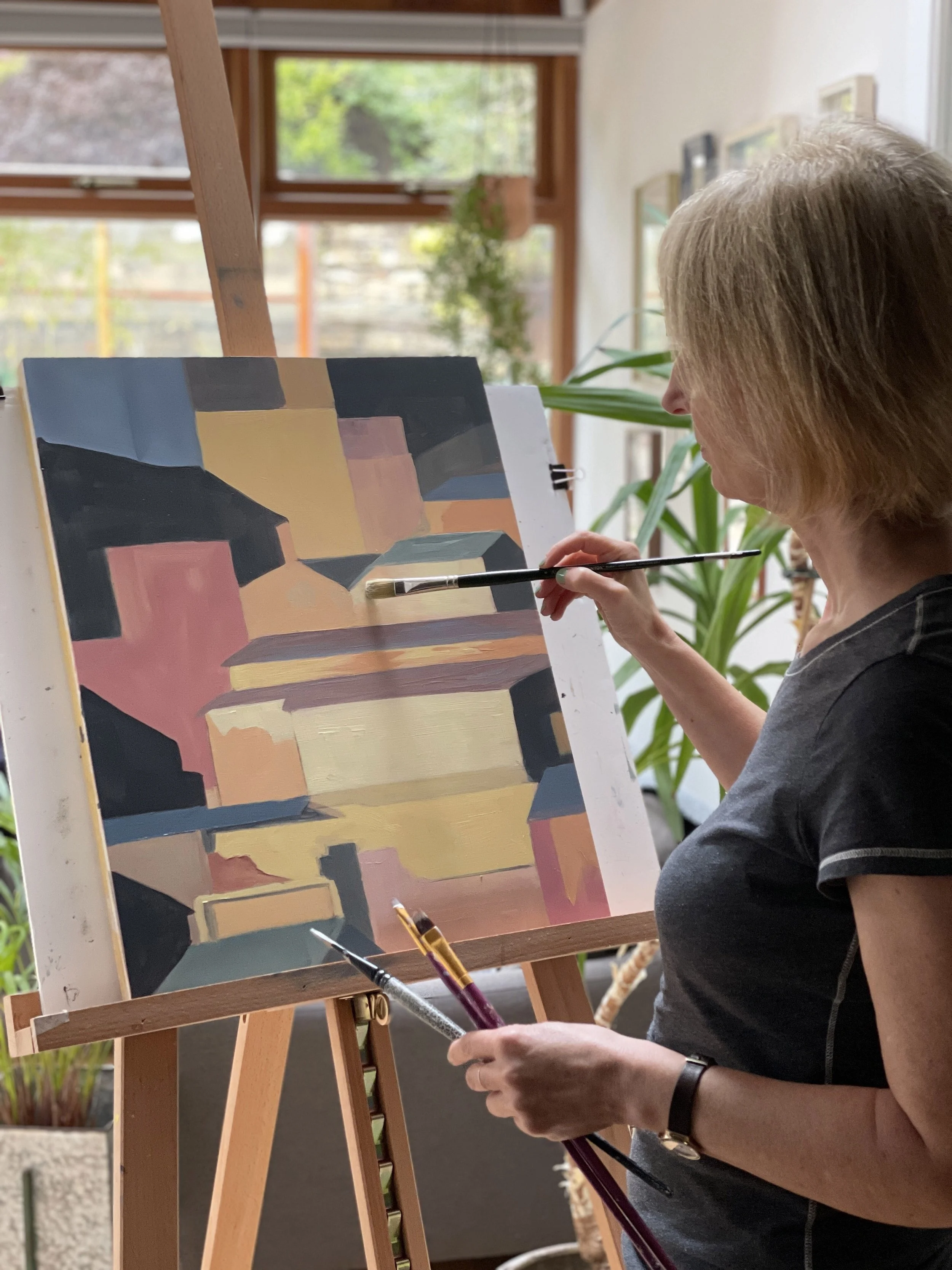 Fabienne artist painting