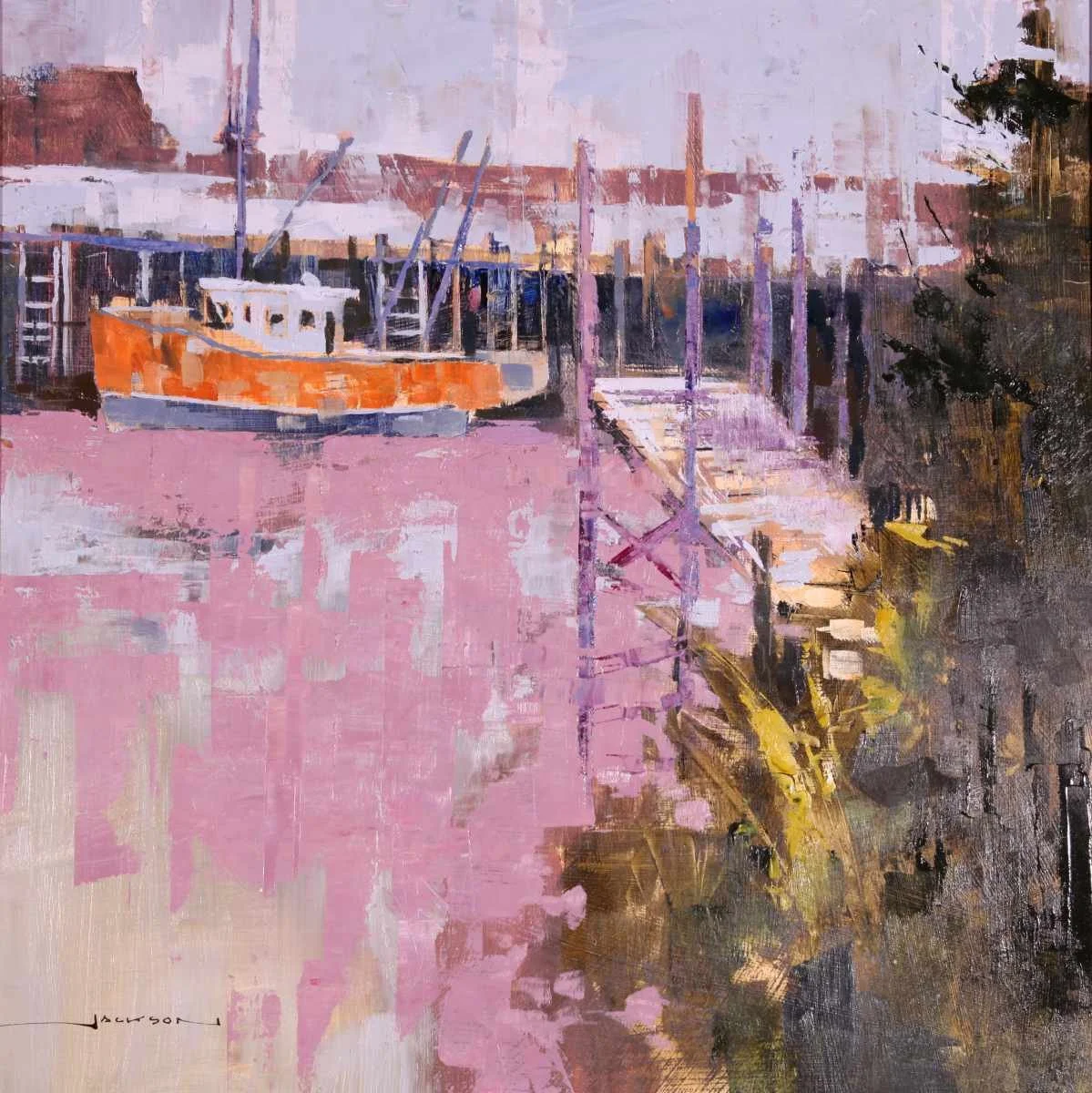 (BEST IN SHOW) Fred Jackson "Advocate Harbour" OonB 23x23x1