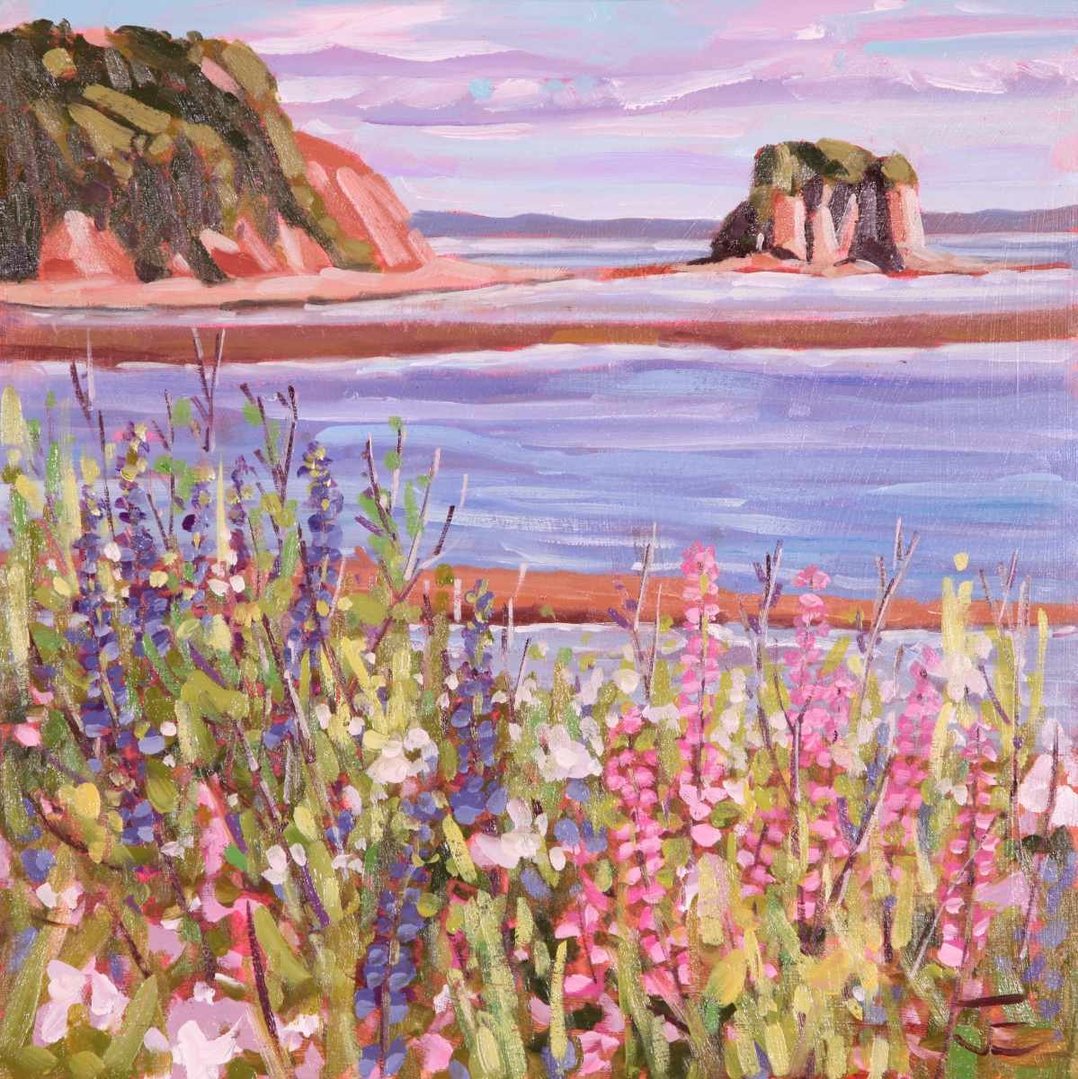 Jennifer Elliotson "Moose and Diamond" OonB 12x12x1 