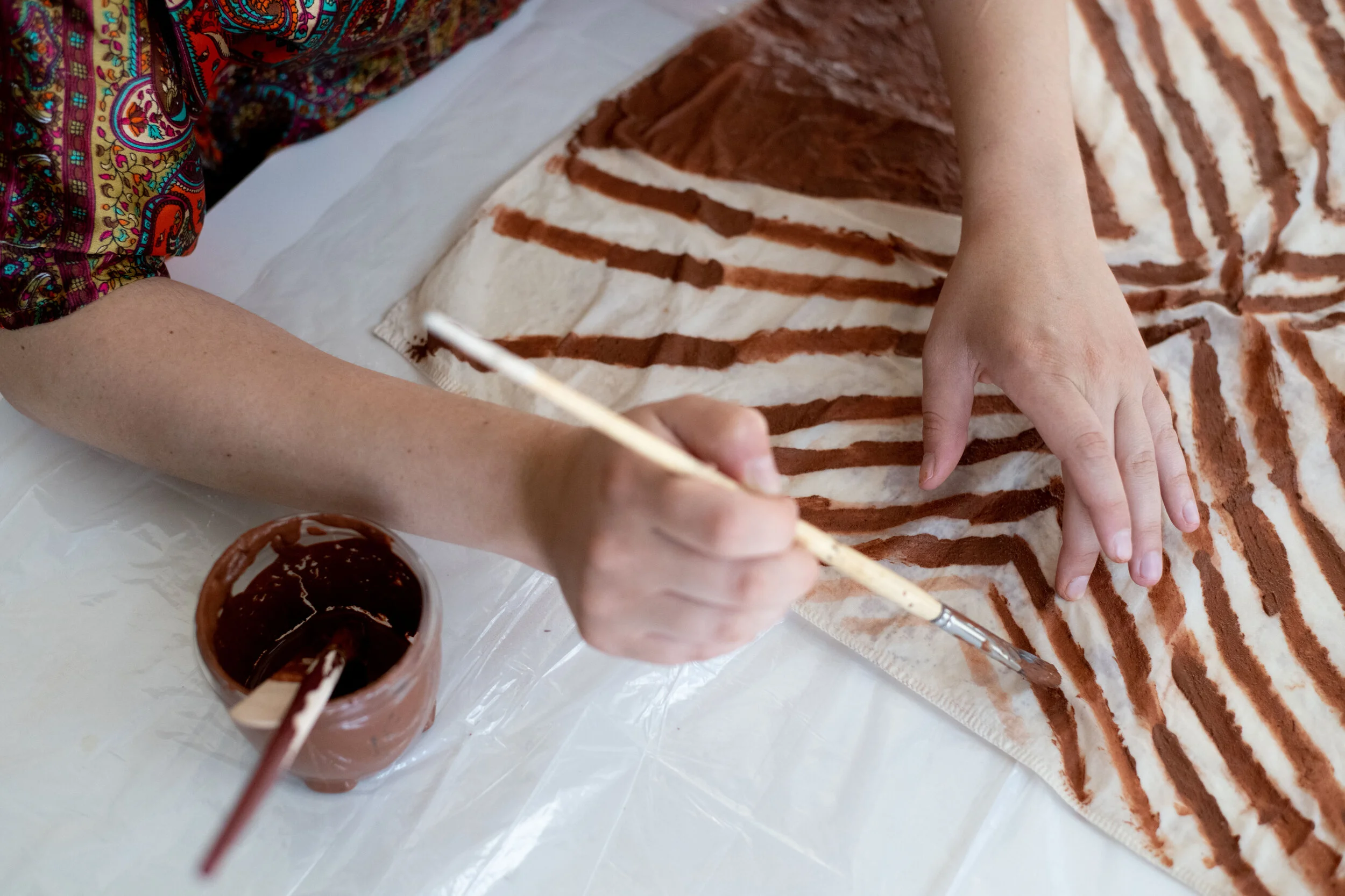 Learn to Paint Fabric with Earth Pigments: Mud, Clay, and Soil