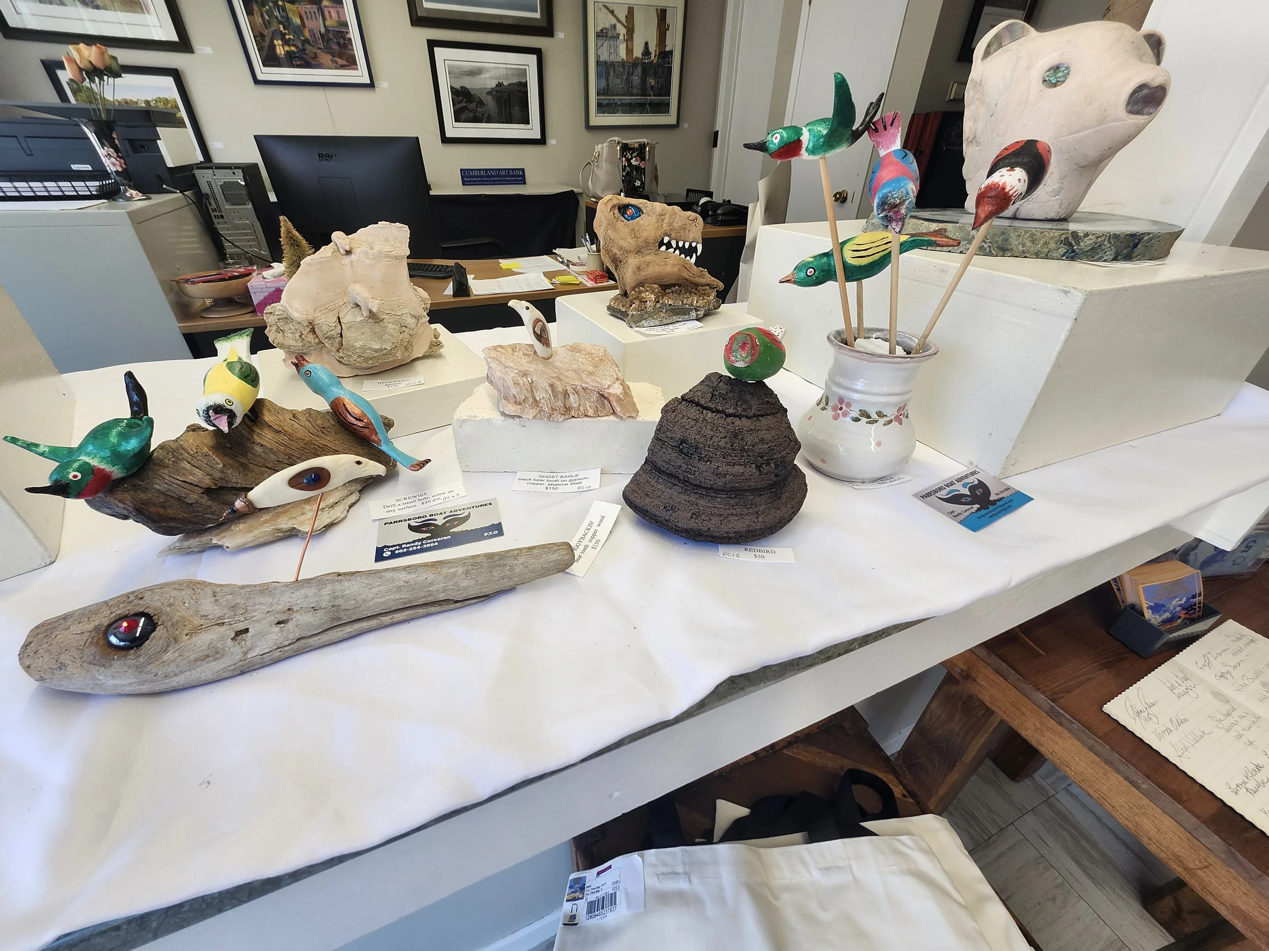 Randy Corcoran (Carvings and Geode creations)