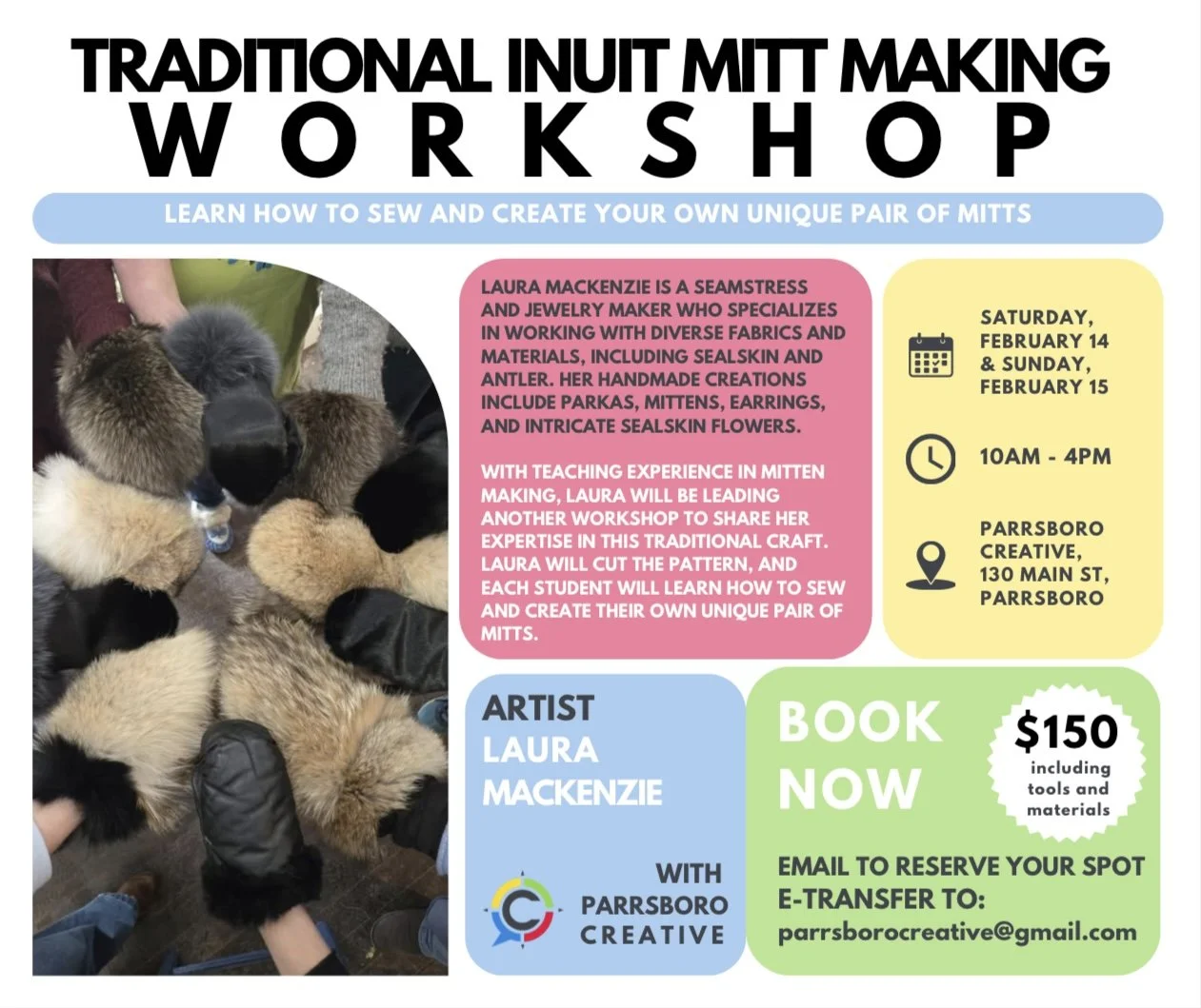 Traditional Inuit Mitt Making Workshop