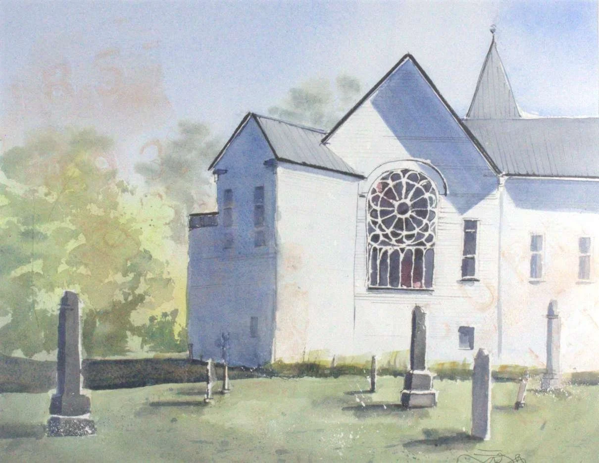 Edward Wedler, Reflections of Grace, 11x14, Watercolour, na