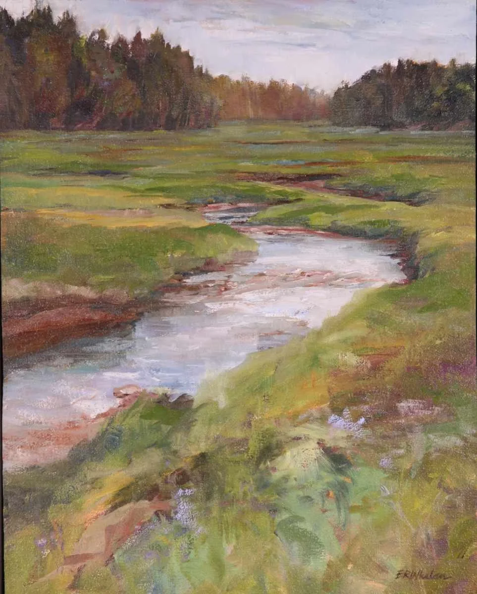 Elizabeth Whelan "Late Afternoon Fox River" AandOonC 11x14x1