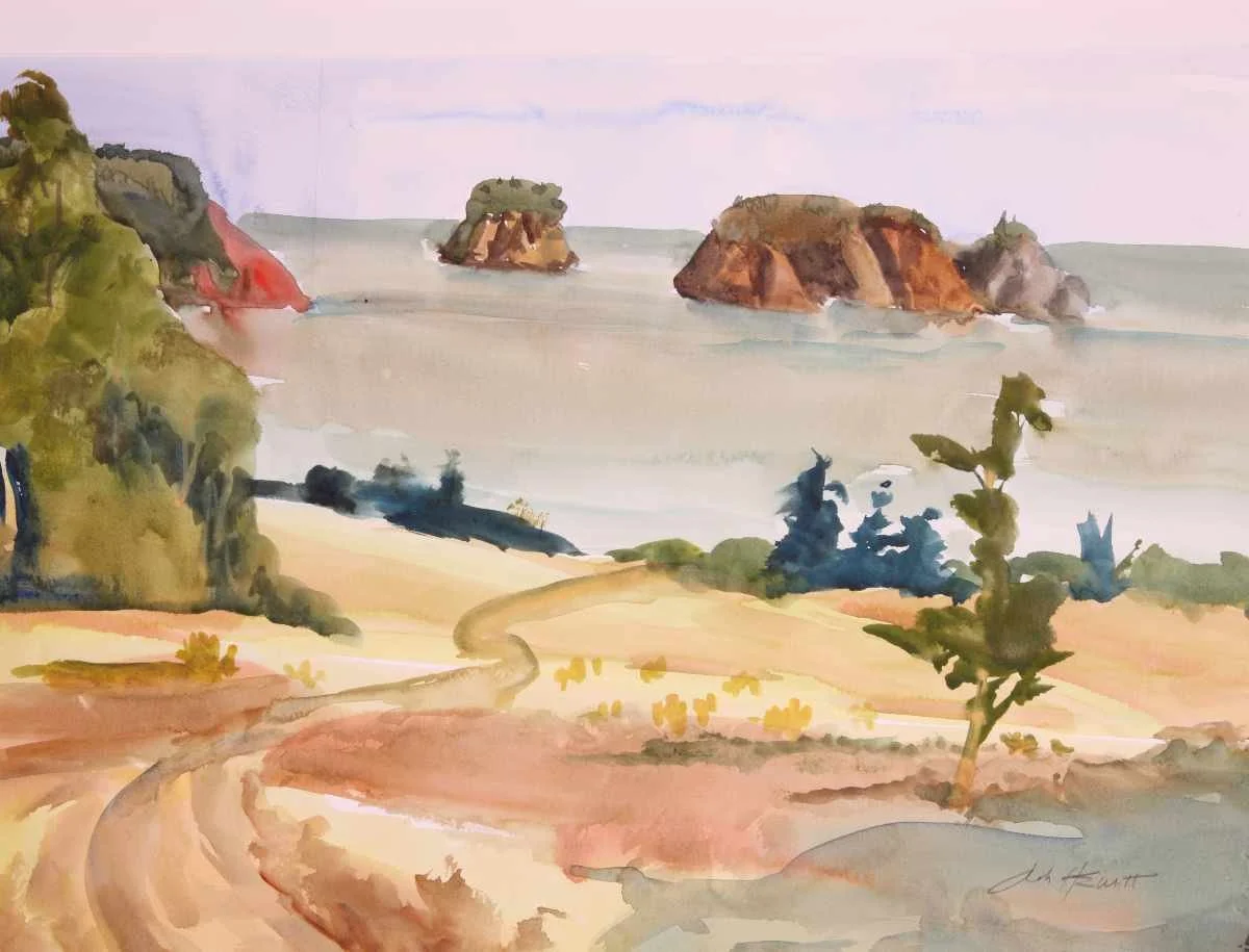 John Hewitt "Five Islands Park" WonP 18x24x1 