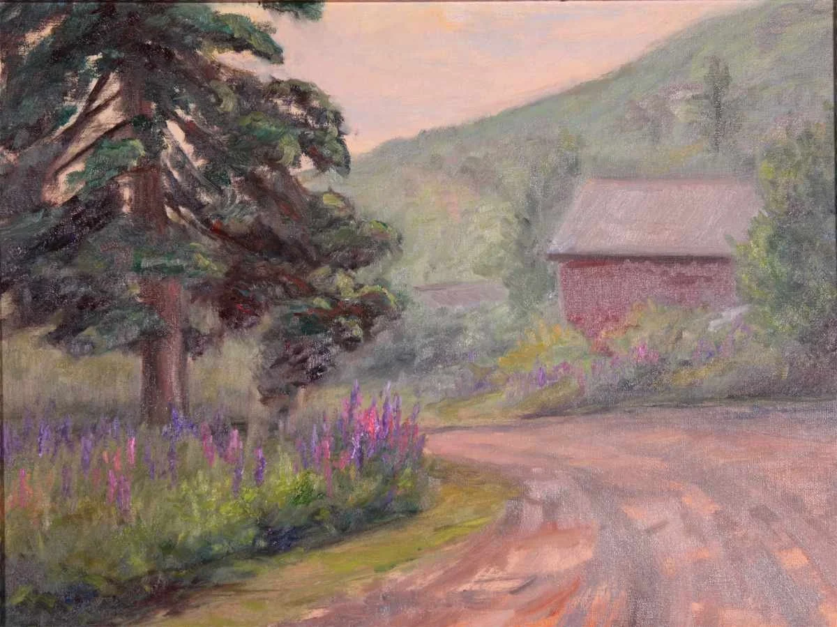 Maria Nemchuk "Lupins" OonB 12x16