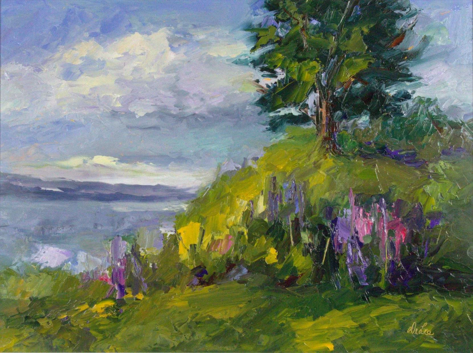 DeLee Grant, No Ordinary Tree, 12x16x0.25, Oil, board