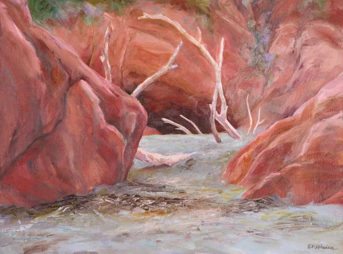 Elizabeth Whelan "Mystery at Red Rocks" OandAonC 12x16x1