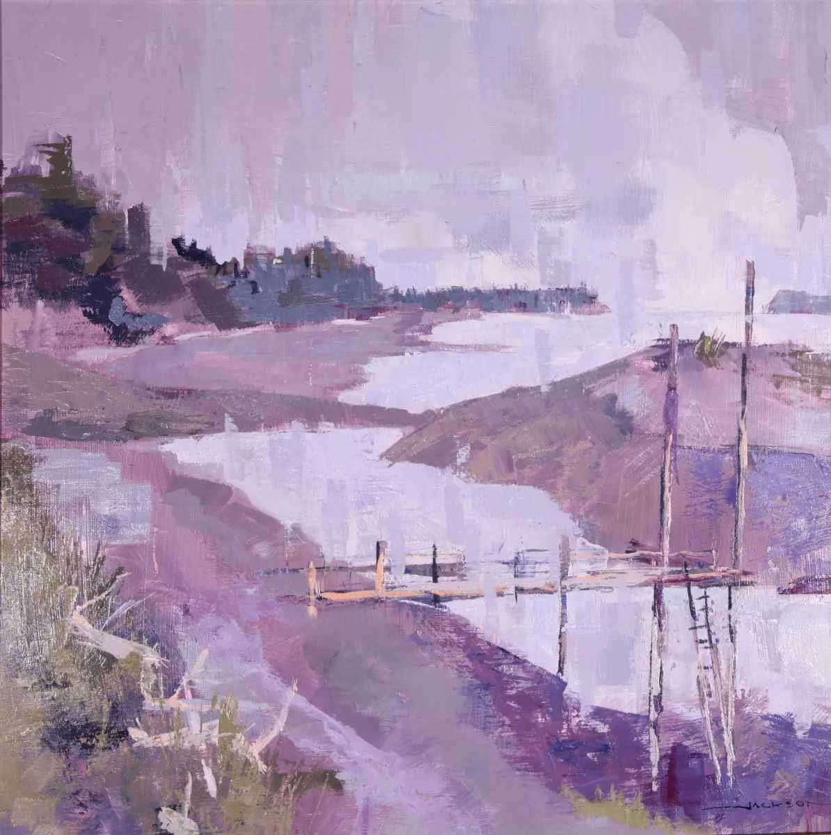 Fred Jackson "Port Greville" OonB 23x23x1 