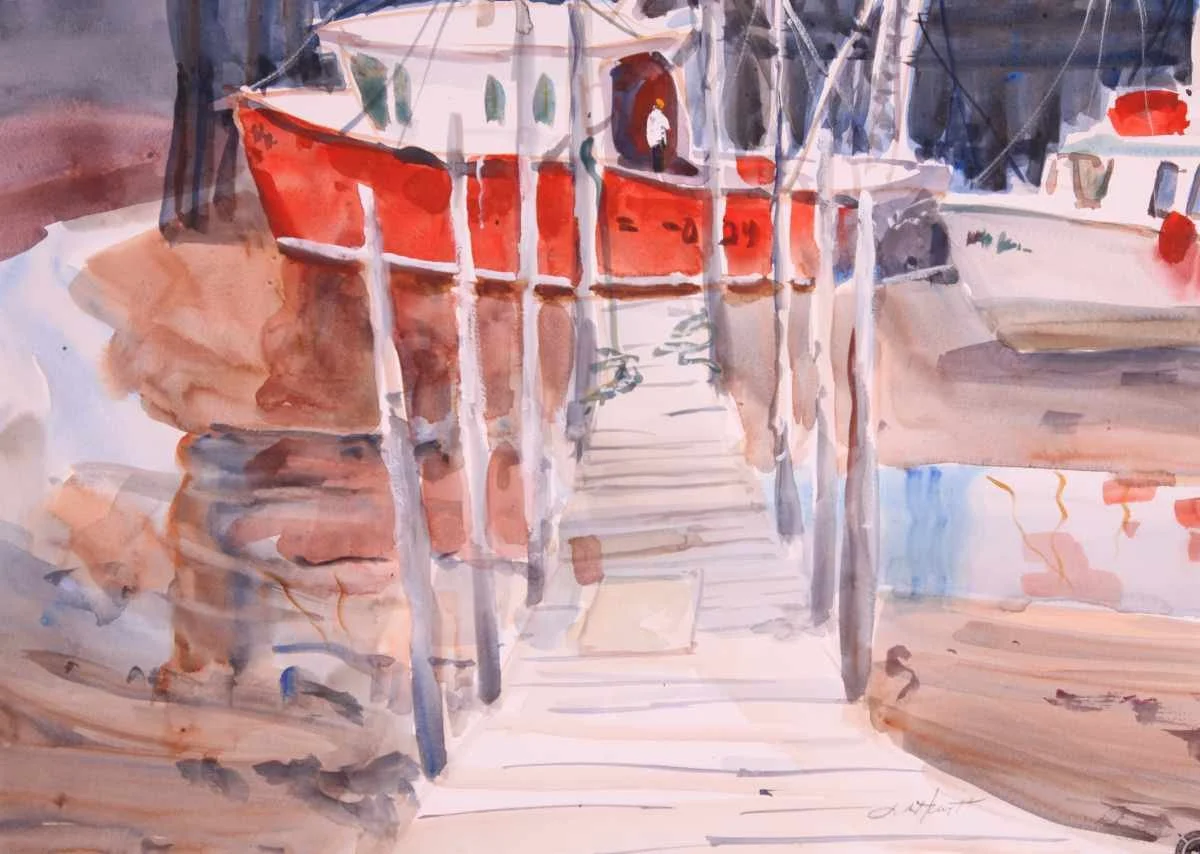 John Hewitt "Advocate Dock" WonP 18x24x1 